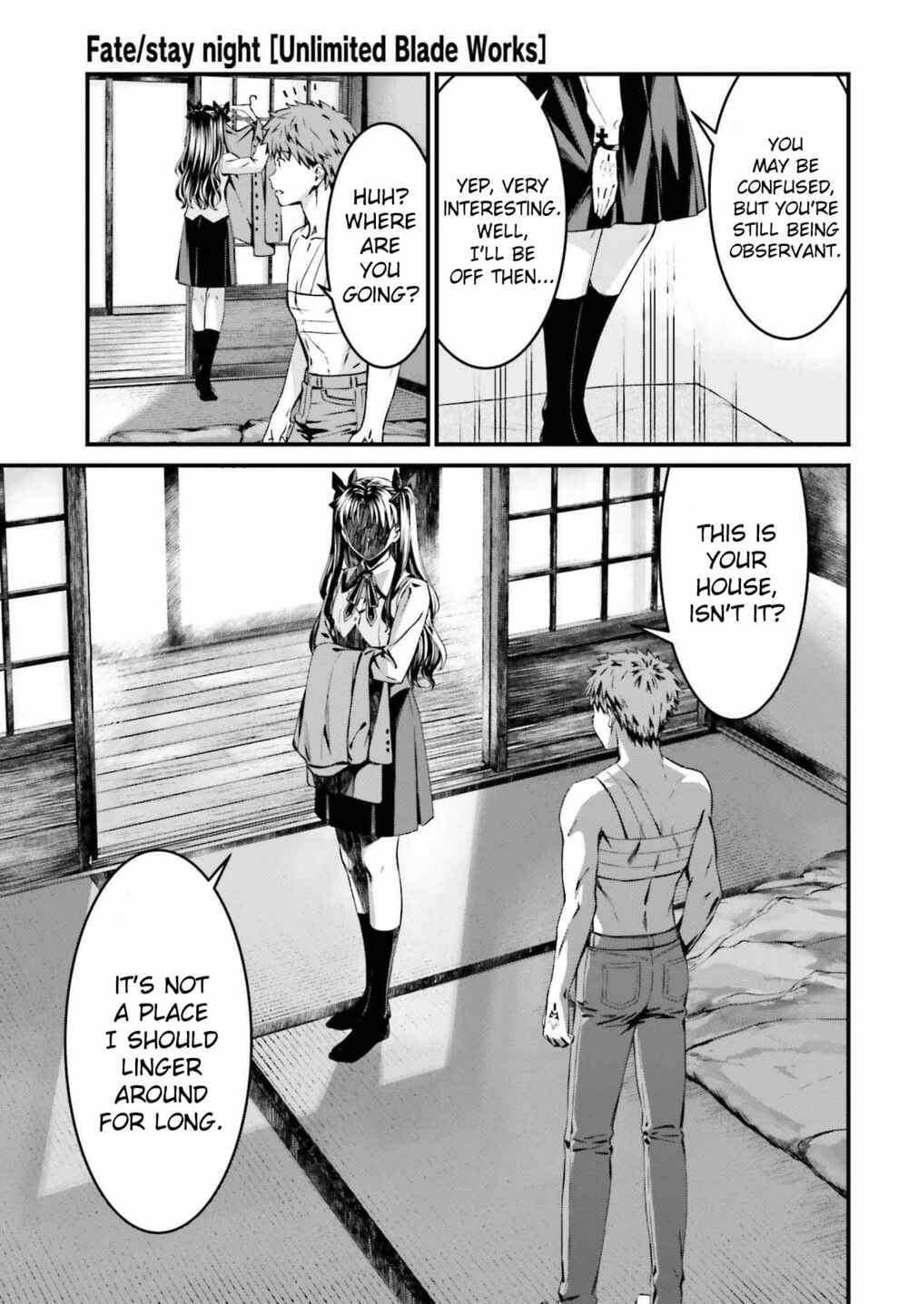 Fate/stay night [Unlimited Blade Works] Chapter 8.1 - Page 4