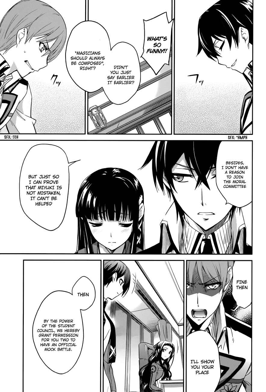 Mahouka Koukou no Rettousei - Nyuugaku-hen Chapter 6 - Page 14