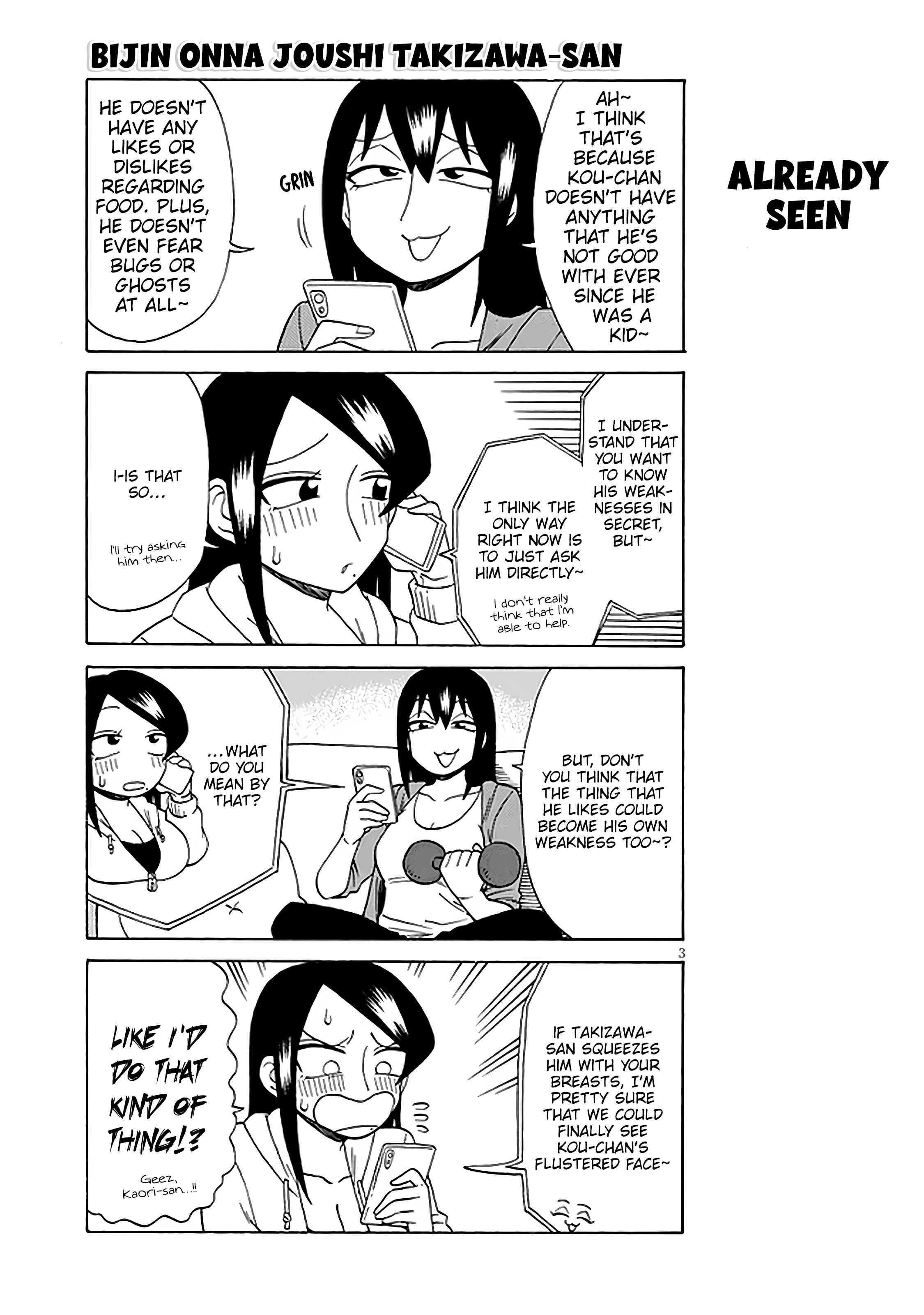 Bijin Onna Joushi Takizawa-san Chapter 126 - Page 3