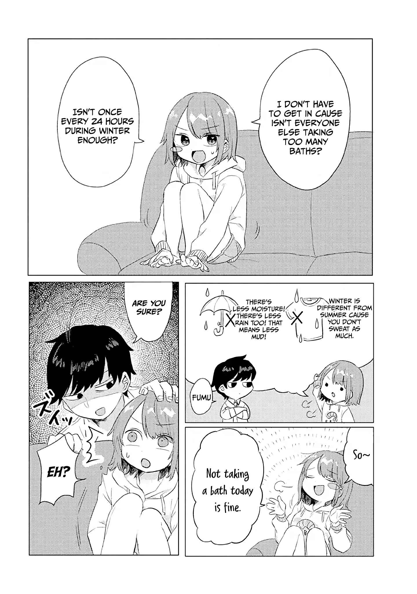 Zettai ni Furo ni Hairitakunai Kanojo VS Zettai ni Furo ni Iretai Kareshi Chapter 7 - Page 3