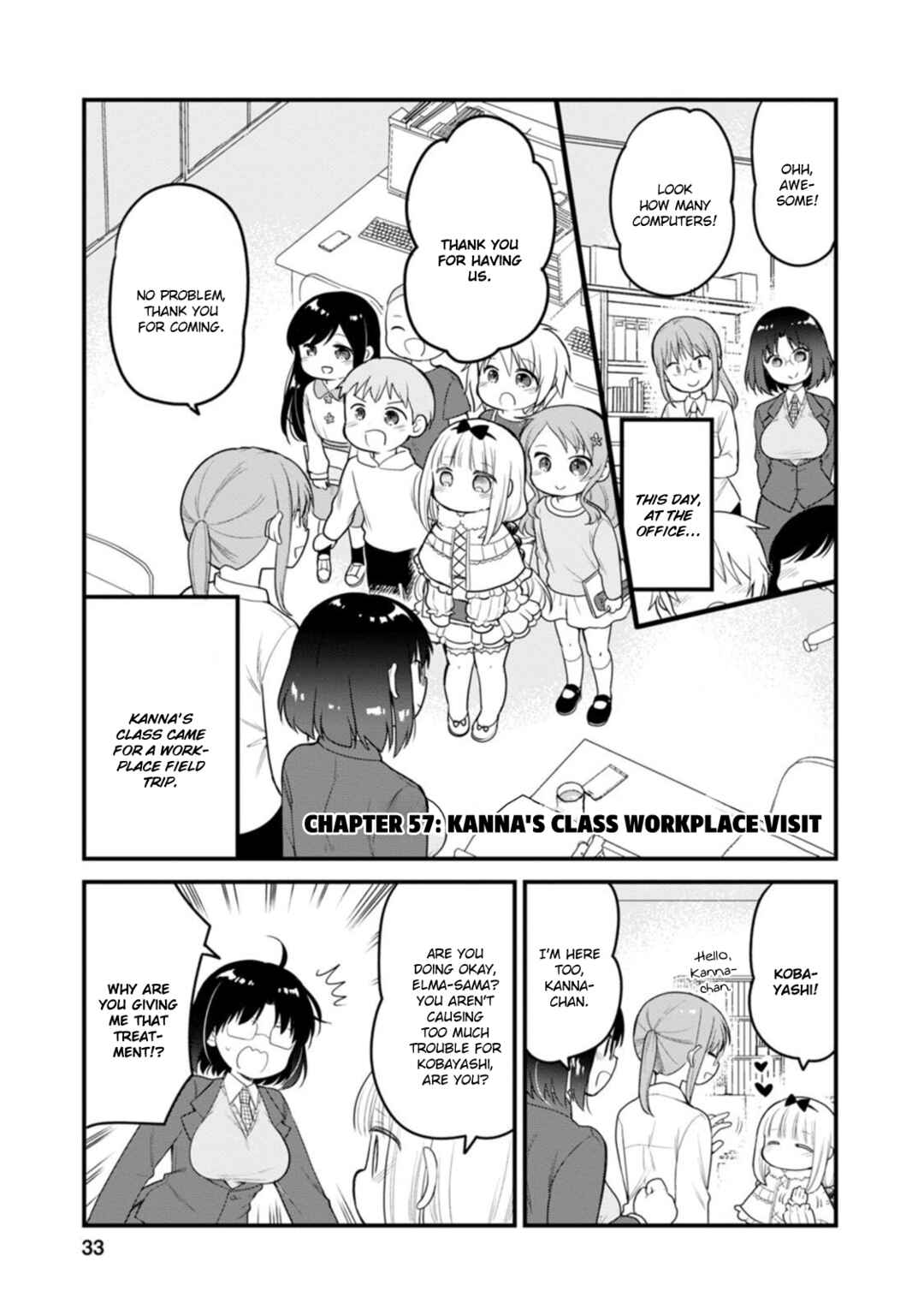 Kobayashi-san Chi no Maid Dragon - Elma OL Nikki Chapter 57 - Page 1