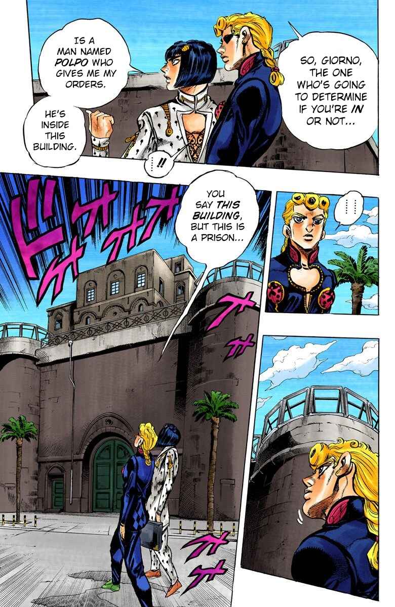 JoJo no Kimyou na Bouken: Part 5 - Ougon no Kaze Color-ban Chapter 9 - Page 6