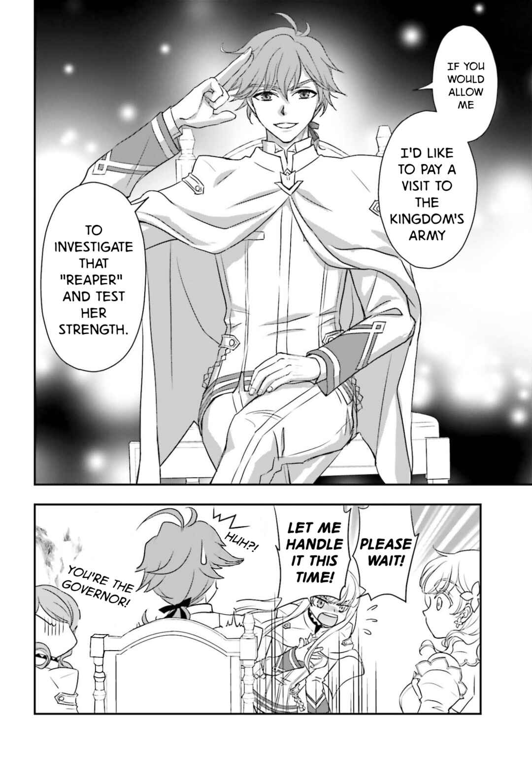 Shinigami ni Sodaterareta Shoujo wa Shikkoku no Tsurugi o Mune ni Idaku Chapter 56 - Page 22