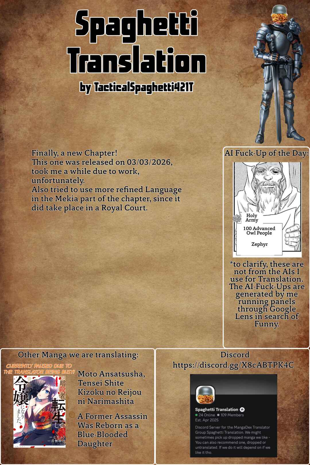 Shinigami ni Sodaterareta Shoujo wa Shikkoku no Tsurugi o Mune ni Idaku Chapter 56 - Page 23
