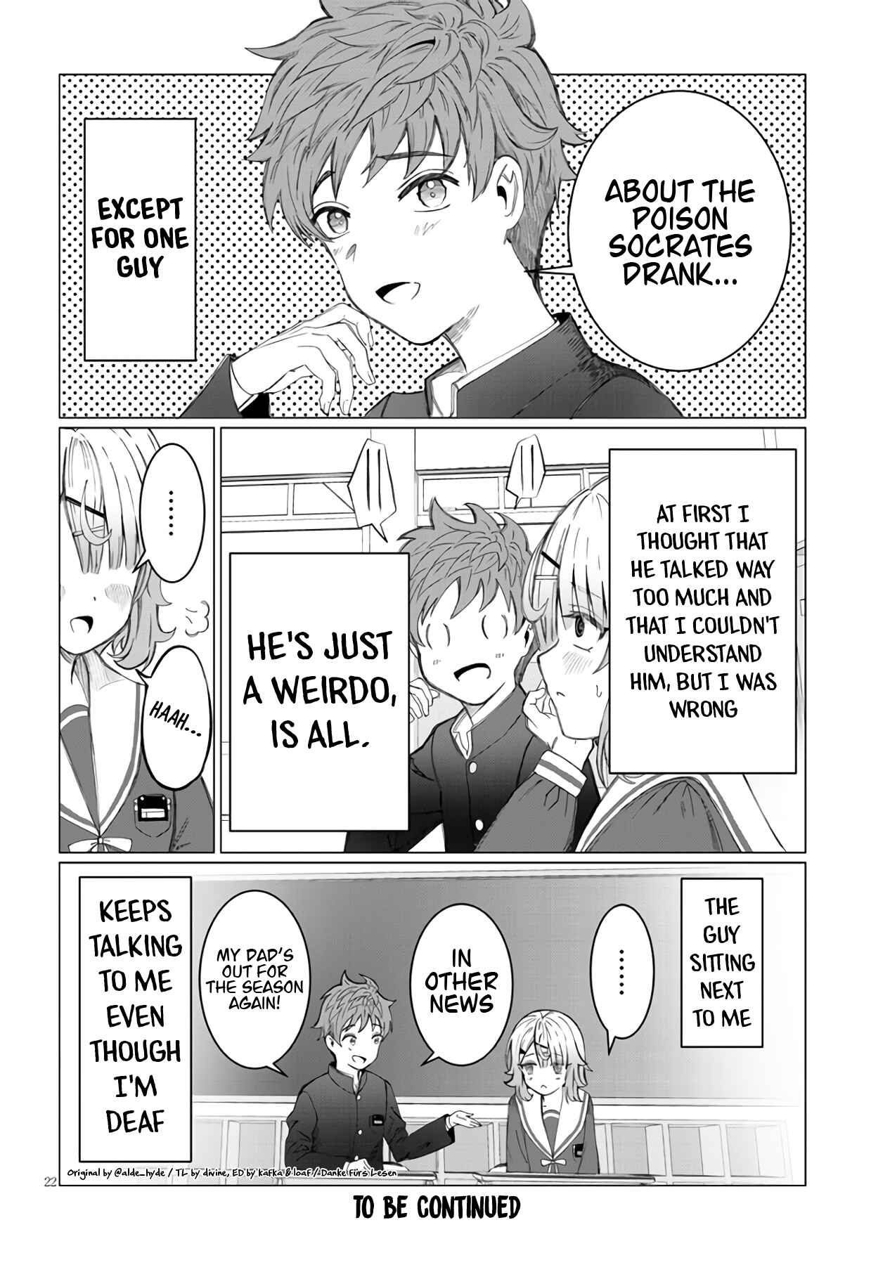 Kimi wa Yakamashi Tojite yo Kuchi wo! Chapter 1 - Page 24
