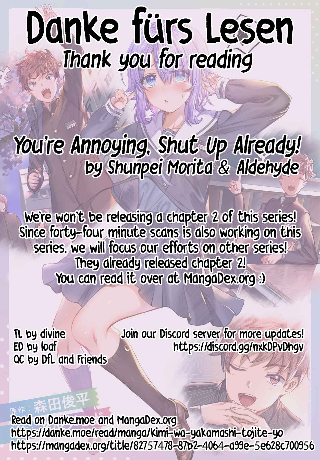 Kimi wa Yakamashi Tojite yo Kuchi wo! Chapter 1 - Page 25