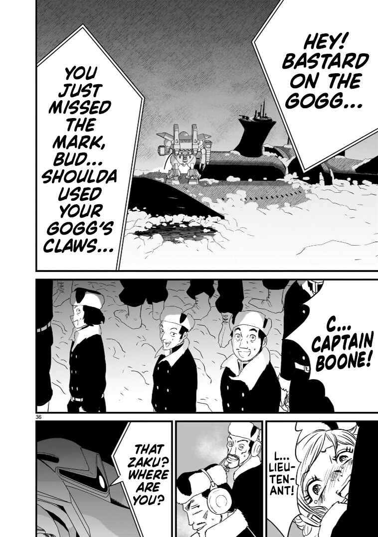 Mobile Suit Gundam: The battle tales of Flanagan Boone Chapter 23 - Page 36