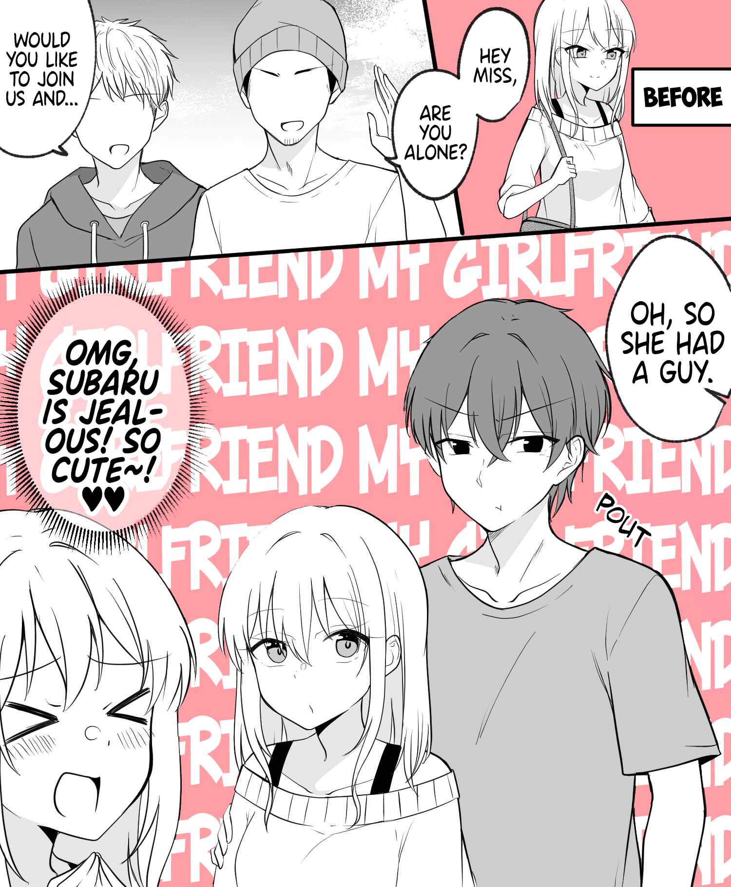 Aru Hi Kareshi ga Onnanoko ni Natteshimata Couple no Nichijou Chapter 3 - Page 1
