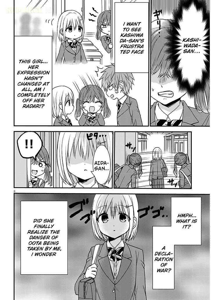 Kao ni Denai Kashiwada-san to Kao ni Deru Oota-kun + Chapter 25 - Page 9