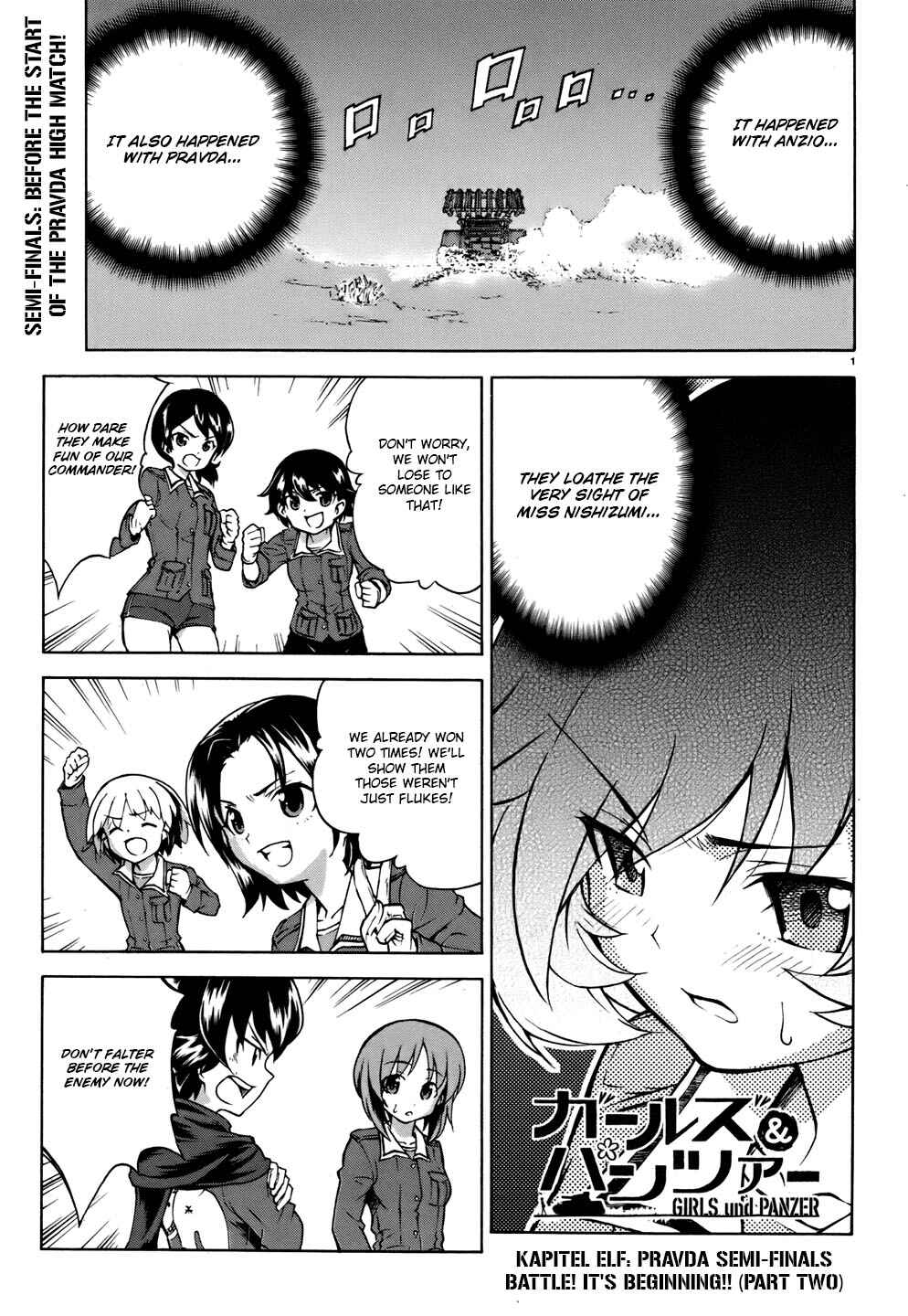 Girls und Panzer Chapter 12 - Page 1