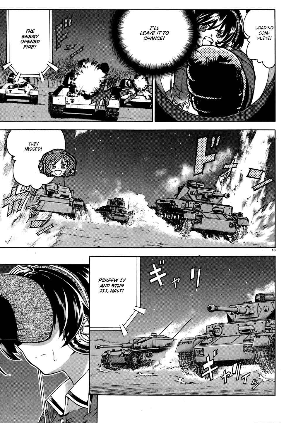 Girls und Panzer Chapter 12 - Page 13