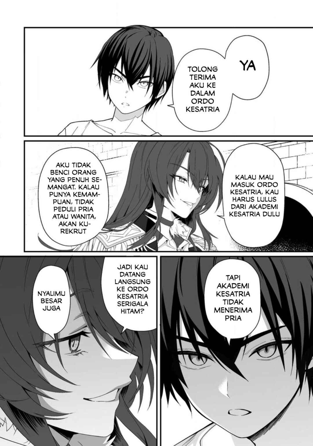 Teisou Gyakuten Sekai de Yuiitsu no Otoko Kishi no Ore, Onna Kishi Gakuen ni Nyuugaku Shitara Nazeka Eiyou Atsukai Sareta: Zetsurin Skill de Harem Musou Chapter 1 - Page 13