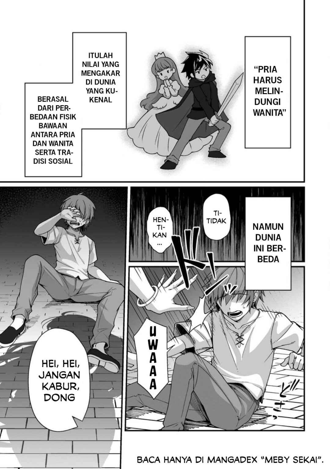 Teisou Gyakuten Sekai de Yuiitsu no Otoko Kishi no Ore, Onna Kishi Gakuen ni Nyuugaku Shitara Nazeka Eiyou Atsukai Sareta: Zetsurin Skill de Harem Musou Chapter 1 - Page 2