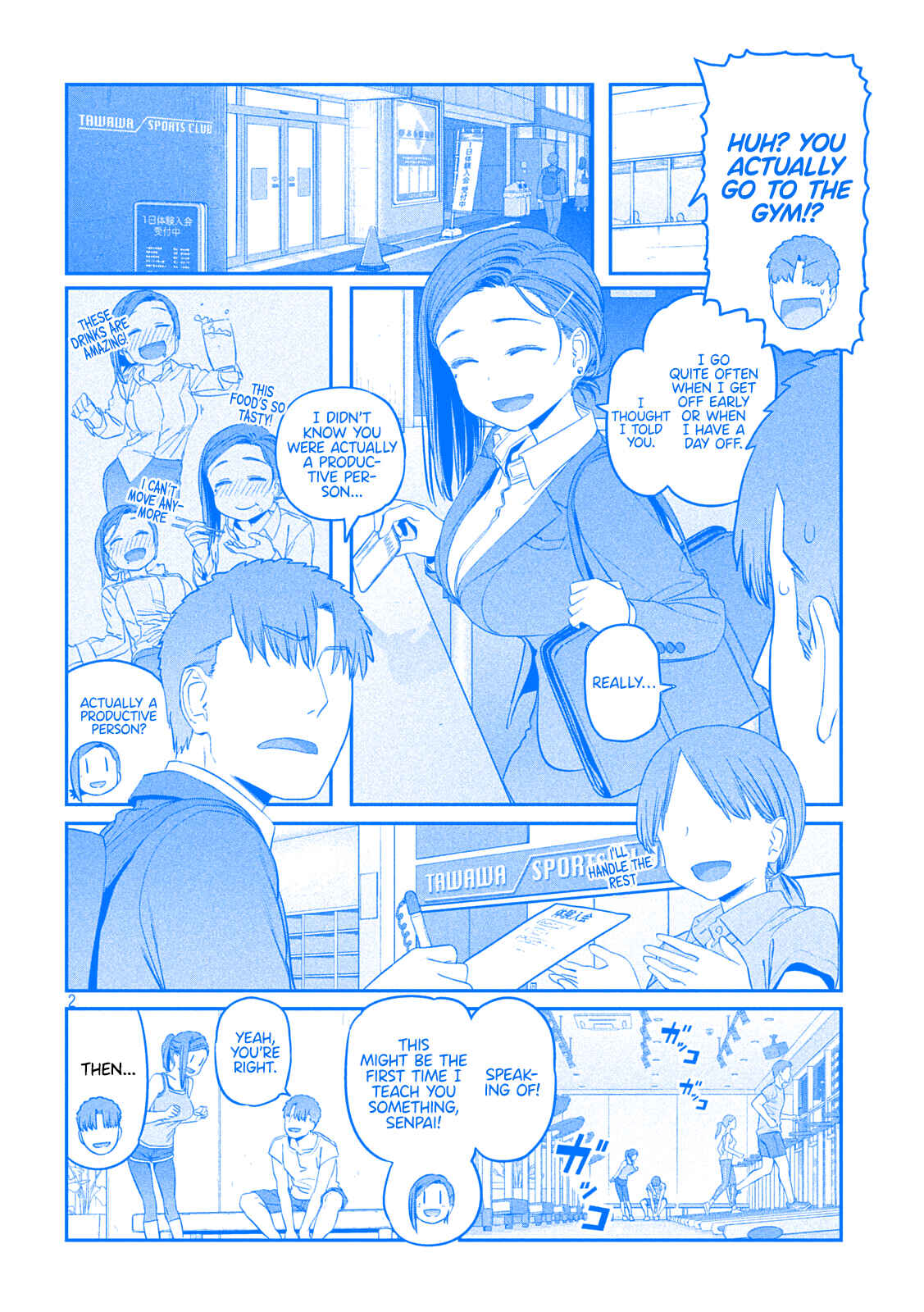 Getsuyoubi no Tawawa (Blue) (Fan Colored) Chapter 38 - Page 2