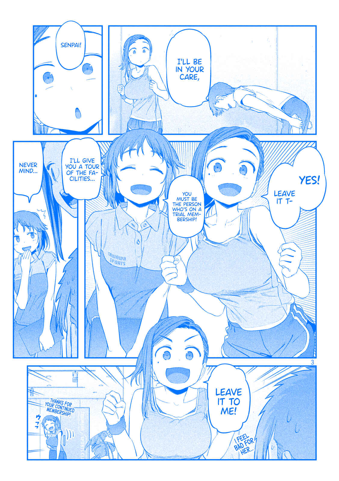 Getsuyoubi no Tawawa (Blue) (Fan Colored) Chapter 38 - Page 3