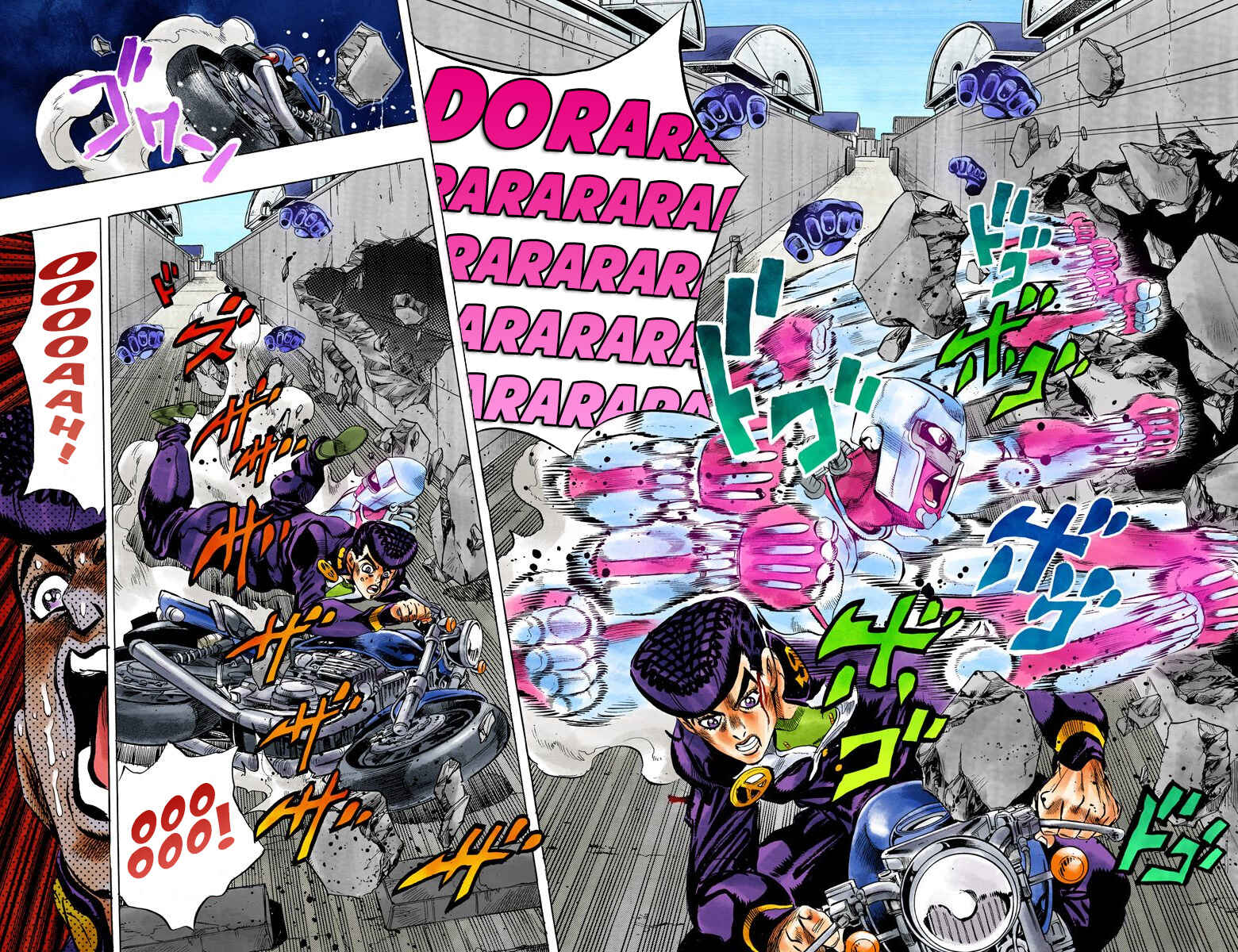 JoJo no Kimyou na Bouken: Part 4 - Diamond wa Kudakenai Color-ban Chapter 123 - Page 17