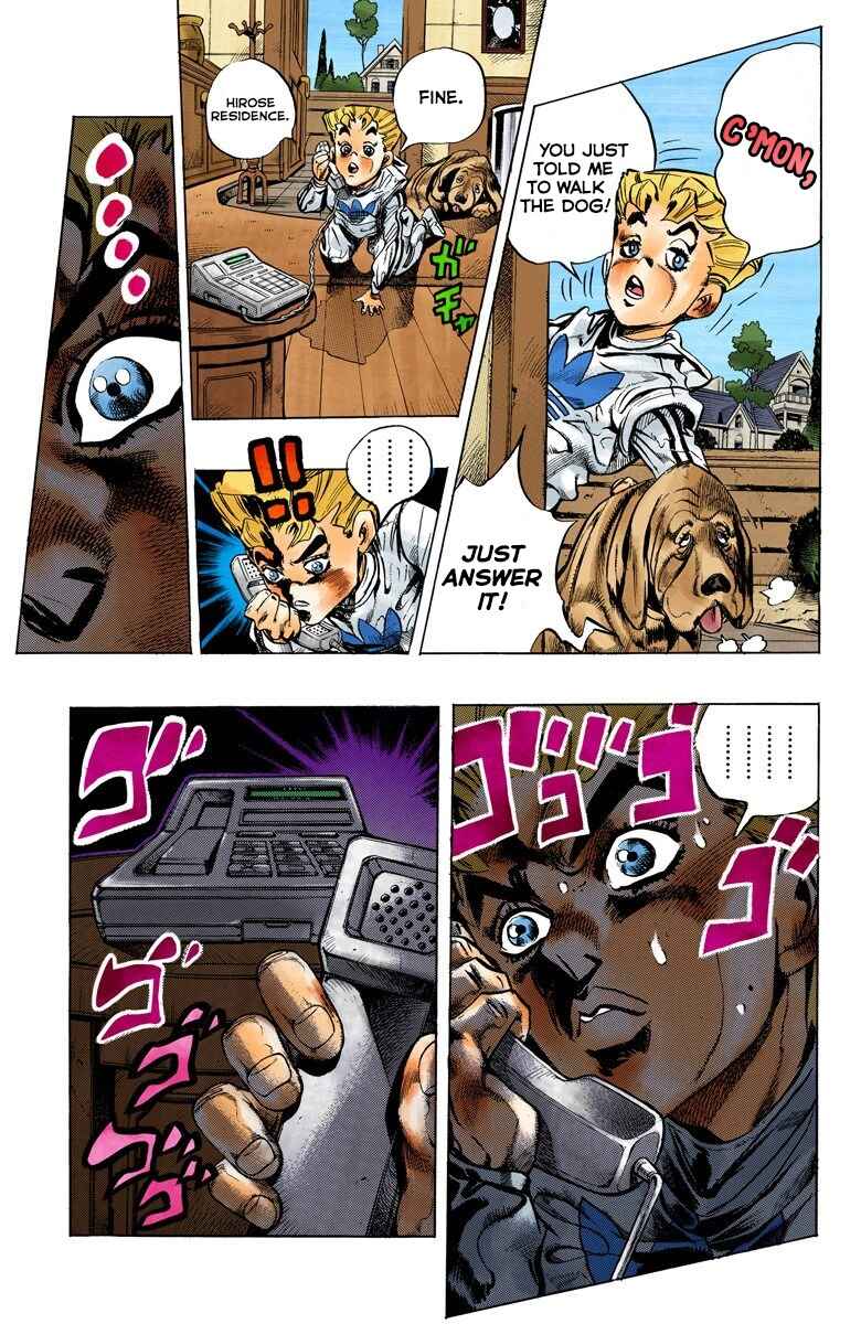 JoJo no Kimyou na Bouken: Part 4 - Diamond wa Kudakenai Color-ban Chapter 123 - Page 6