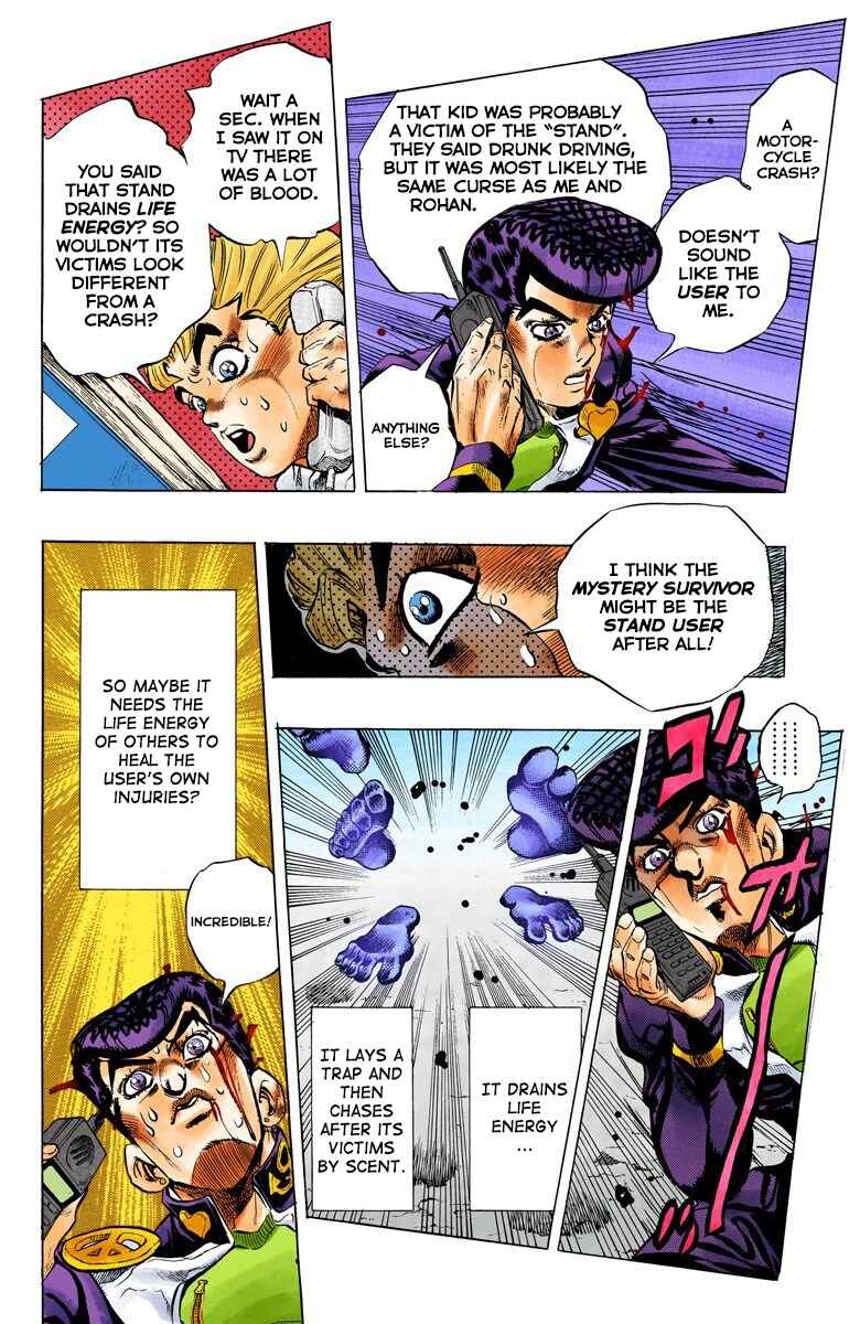 JoJo no Kimyou na Bouken: Part 4 - Diamond wa Kudakenai Color-ban Chapter 123 - Page 9