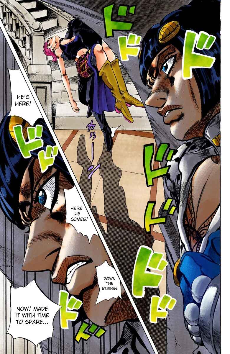 JoJo no Kimyou na Bouken: Part 5 - Ougon no Kaze Color-ban Chapter 79 - Page 10