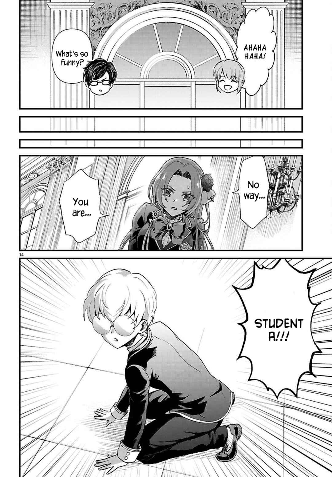 Danshi Koukousei, Otome Game no Akuyaku Reijou ni Tensei Suru. Chapter 9 - Page 14