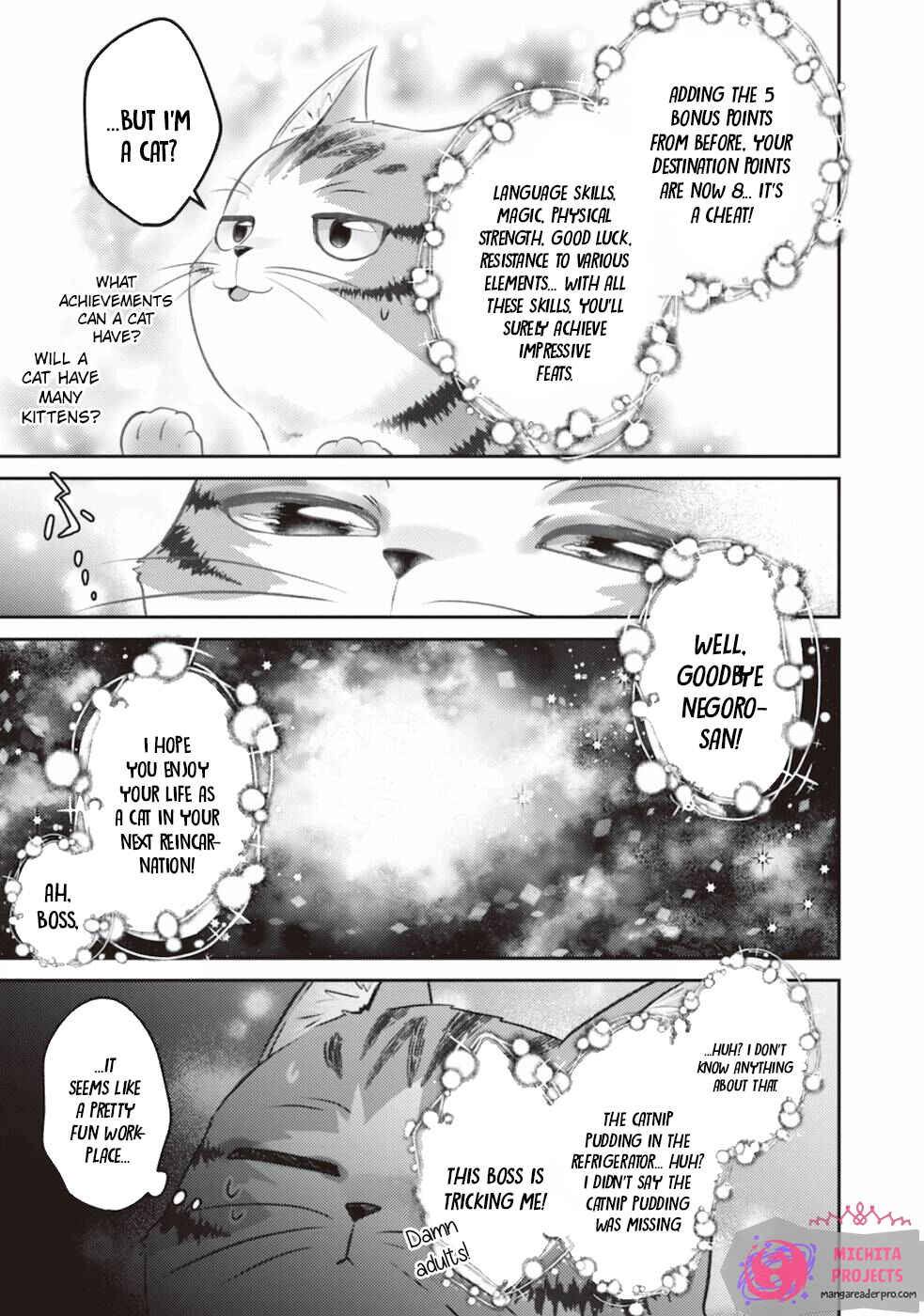Wagahai wa Nekomadoushi de Aru: Kijitora Luke no Kaiteki Cheat Neko Seikatsu Chapter 1 - Page 15