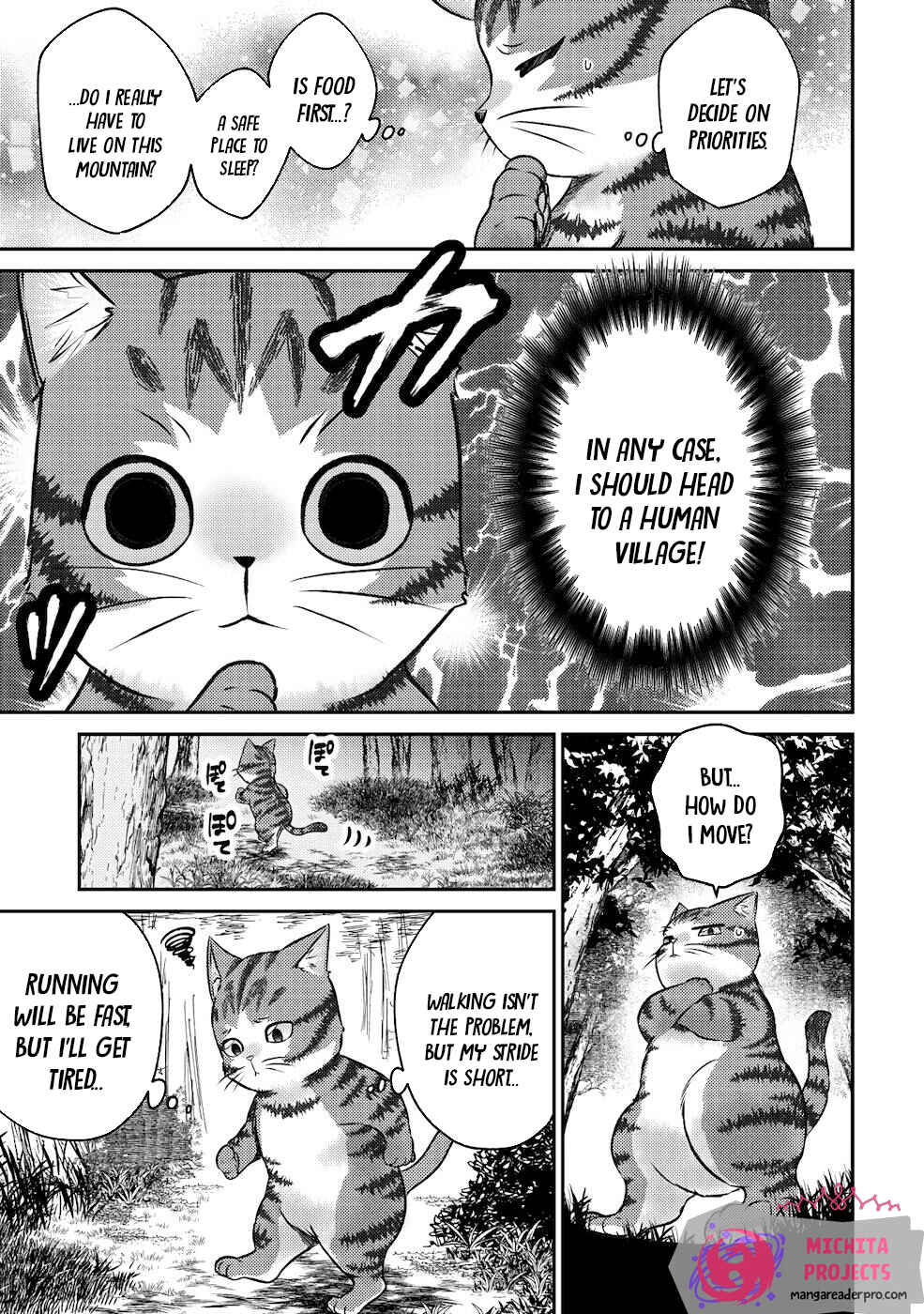 Wagahai wa Nekomadoushi de Aru: Kijitora Luke no Kaiteki Cheat Neko Seikatsu Chapter 1 - Page 19