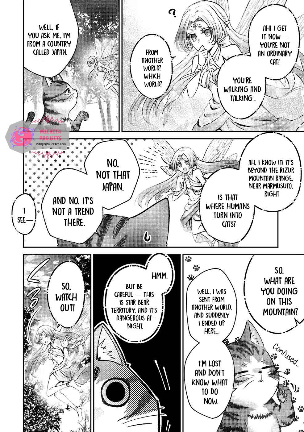Wagahai wa Nekomadoushi de Aru: Kijitora Luke no Kaiteki Cheat Neko Seikatsu Chapter 1 - Page 22