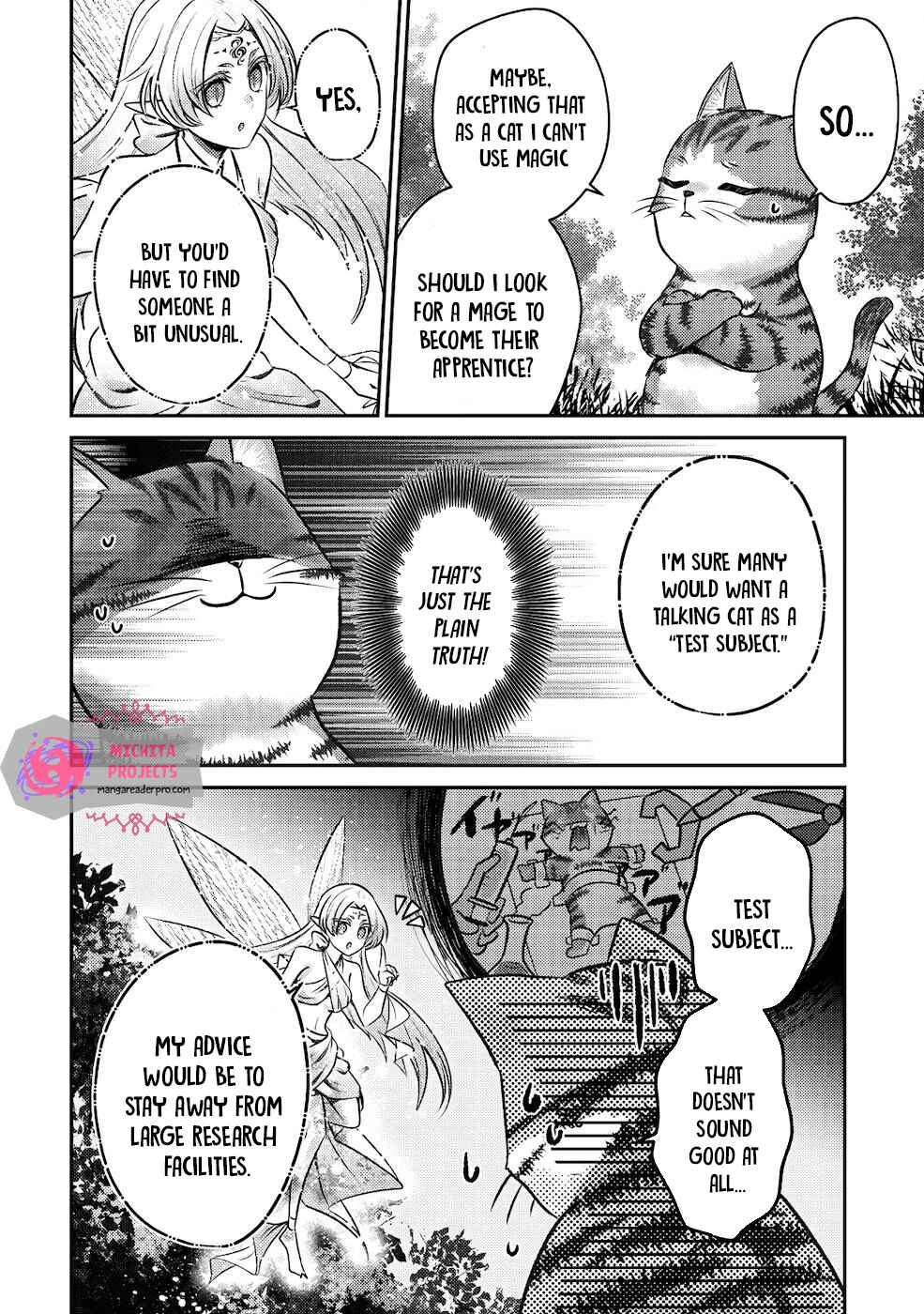 Wagahai wa Nekomadoushi de Aru: Kijitora Luke no Kaiteki Cheat Neko Seikatsu Chapter 1 - Page 30
