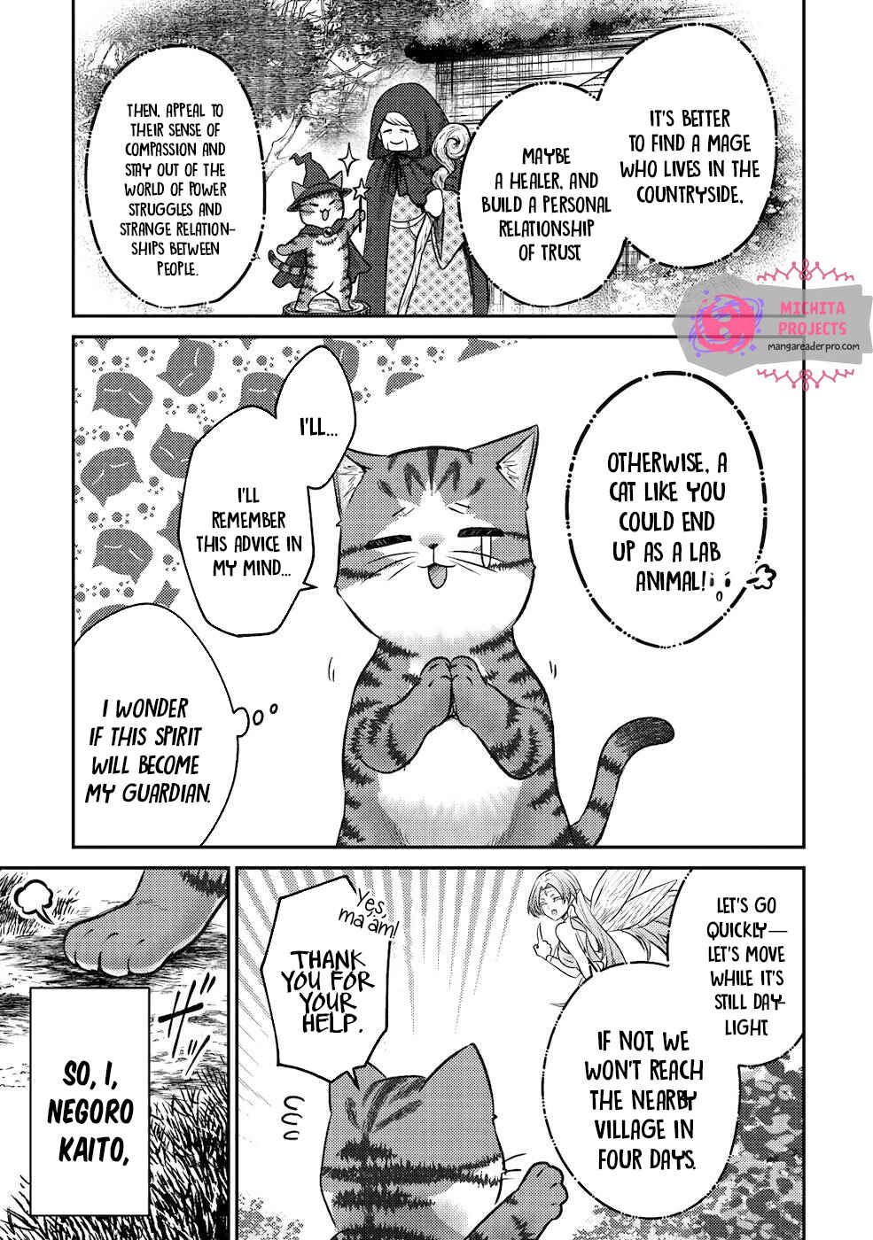 Wagahai wa Nekomadoushi de Aru: Kijitora Luke no Kaiteki Cheat Neko Seikatsu Chapter 1 - Page 31