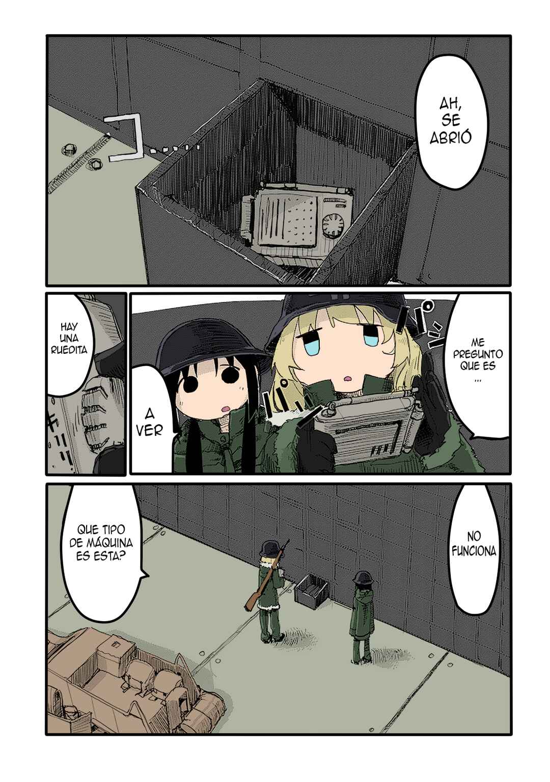 Shoujo Shuumatsu Ryokou (Fan Colored) Chapter 17 - Page 1
