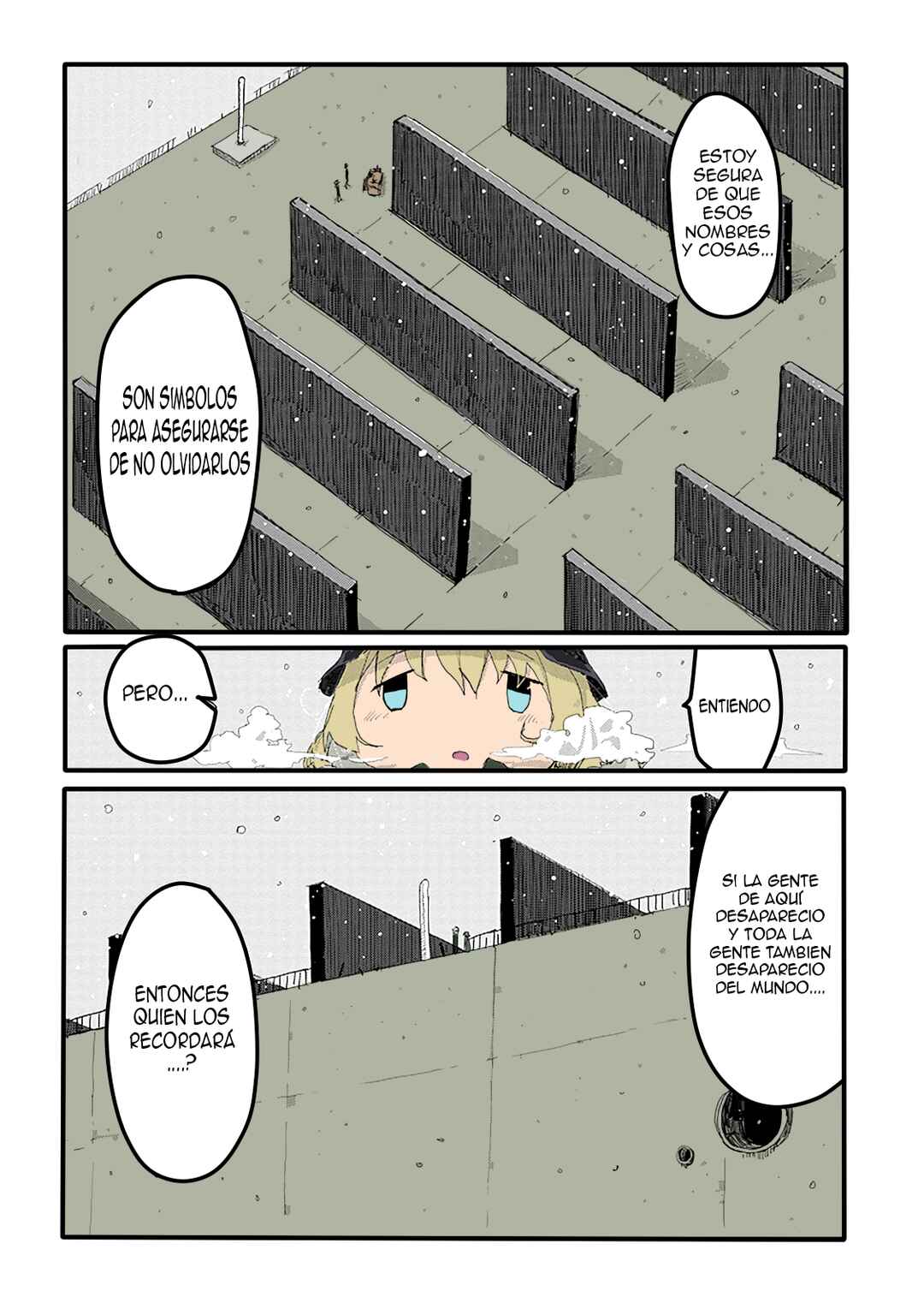 Shoujo Shuumatsu Ryokou (Fan Colored) Chapter 17 - Page 13