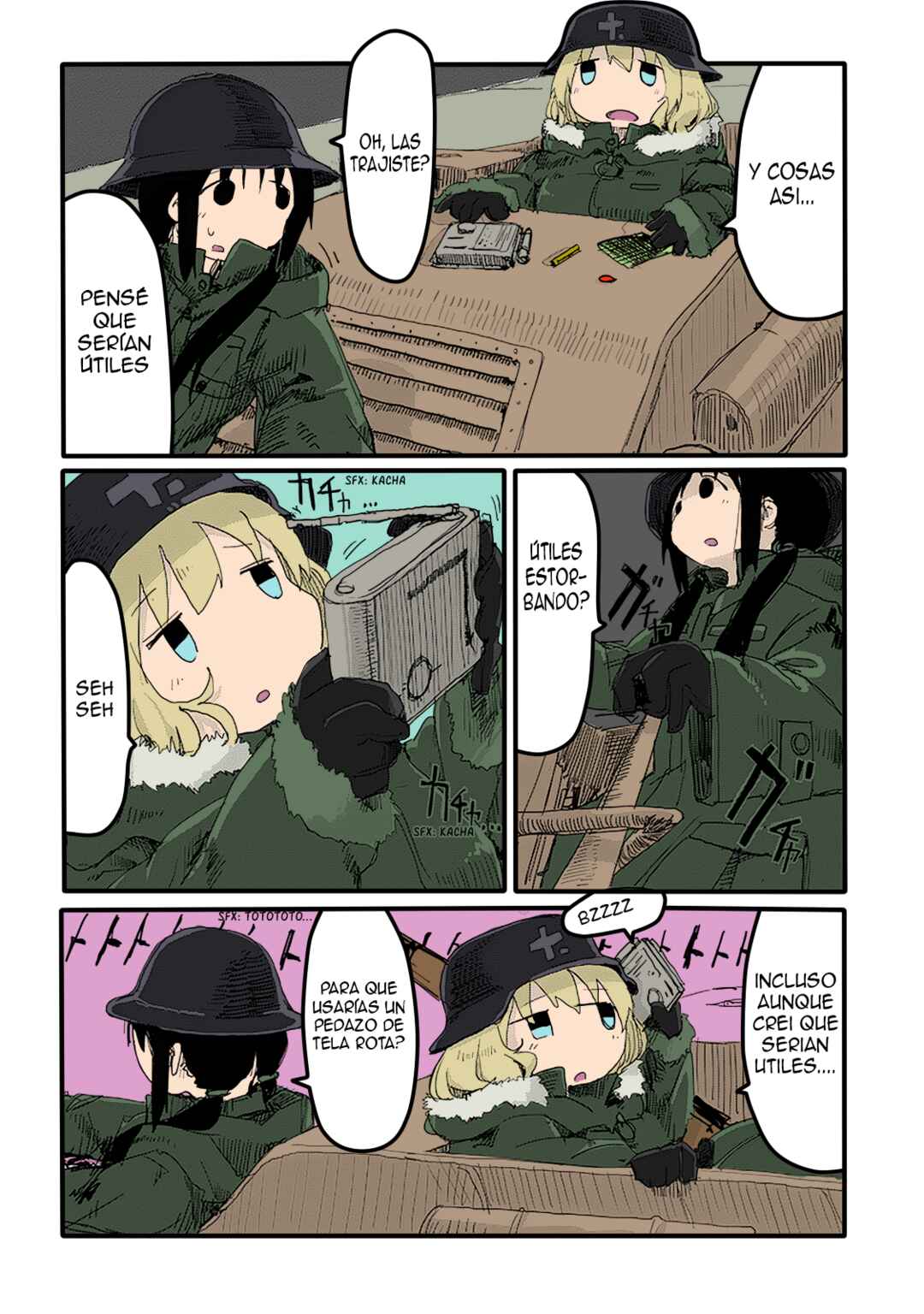 Shoujo Shuumatsu Ryokou (Fan Colored) Chapter 17 - Page 6