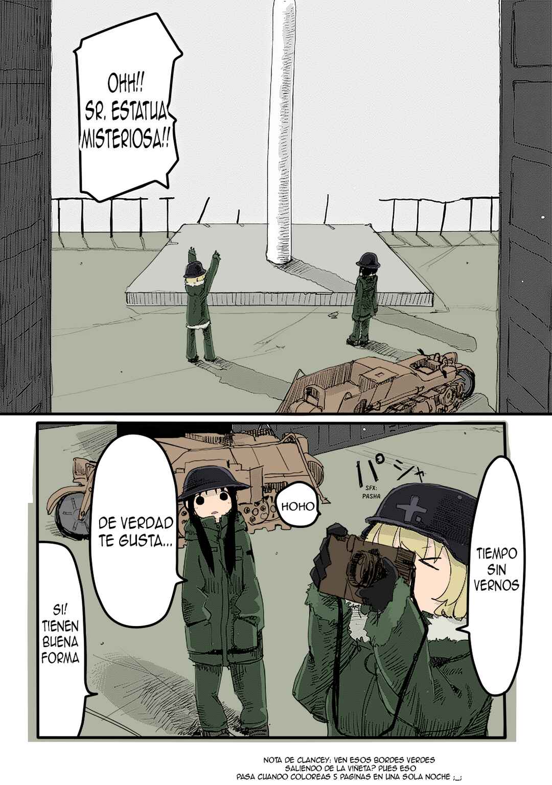 Shoujo Shuumatsu Ryokou (Fan Colored) Chapter 17 - Page 8
