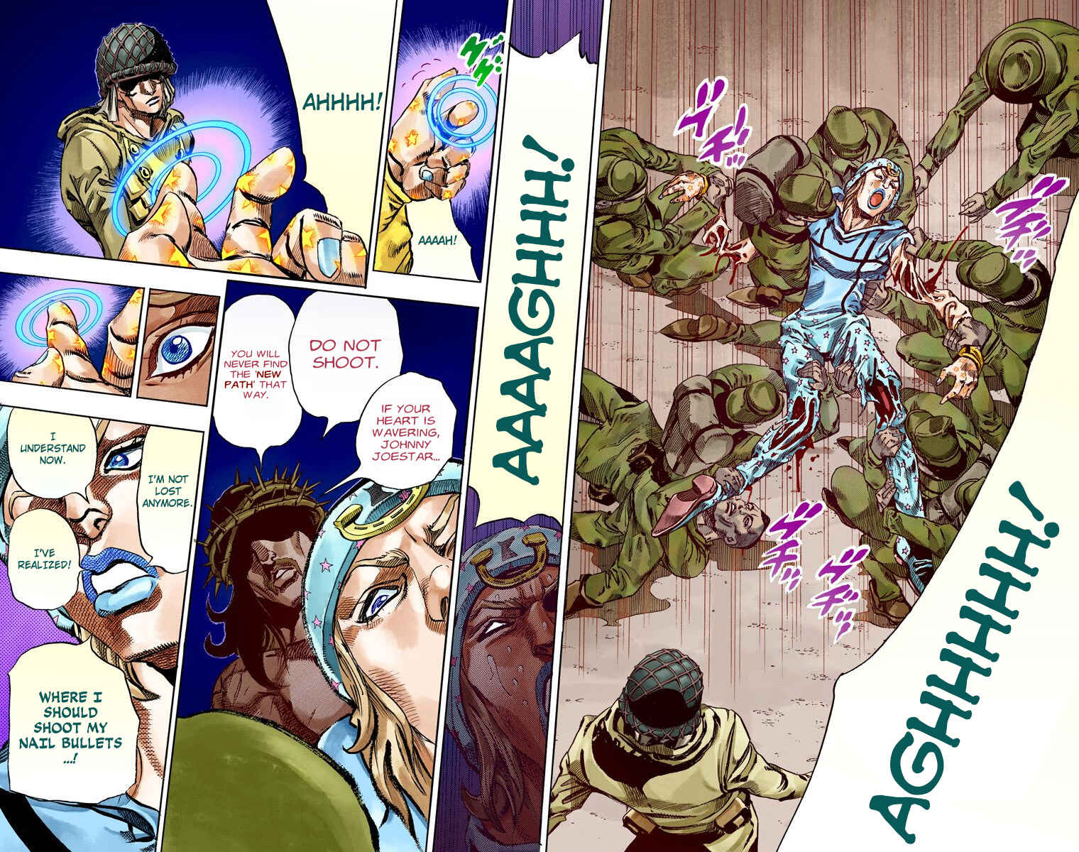 JoJo no Kimyou na Bouken: Part 7 - Steel Ball Run Color-ban Chapter 58 - Page 42