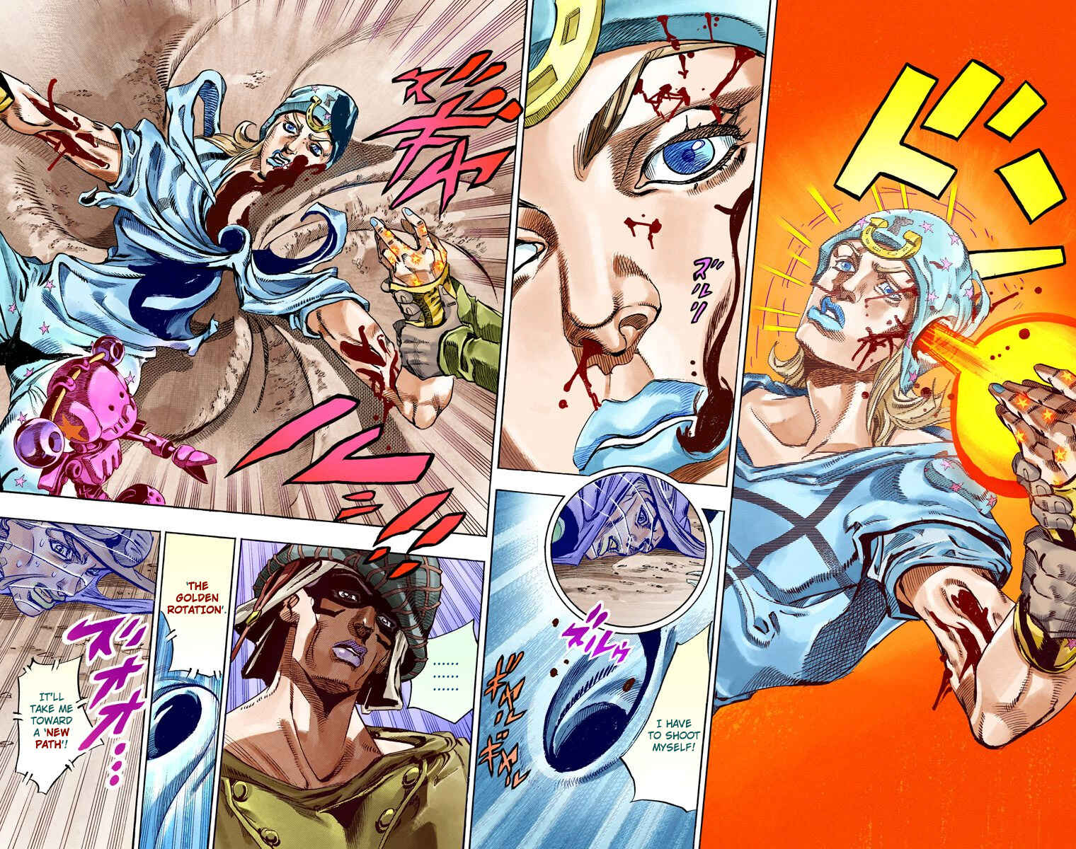 JoJo no Kimyou na Bouken: Part 7 - Steel Ball Run Color-ban Chapter 58 - Page 43