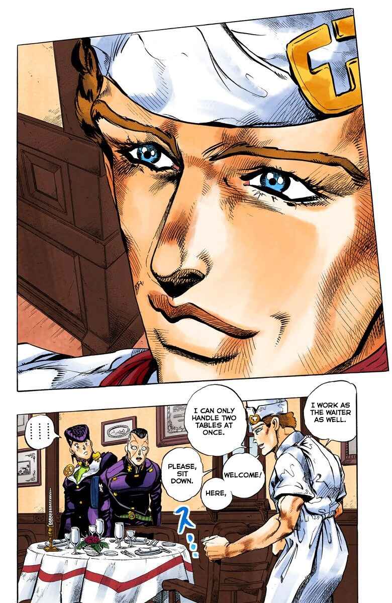 JoJo no Kimyou na Bouken: Part 4 - Diamond wa Kudakenai Color-ban Chapter 38 - Page 9