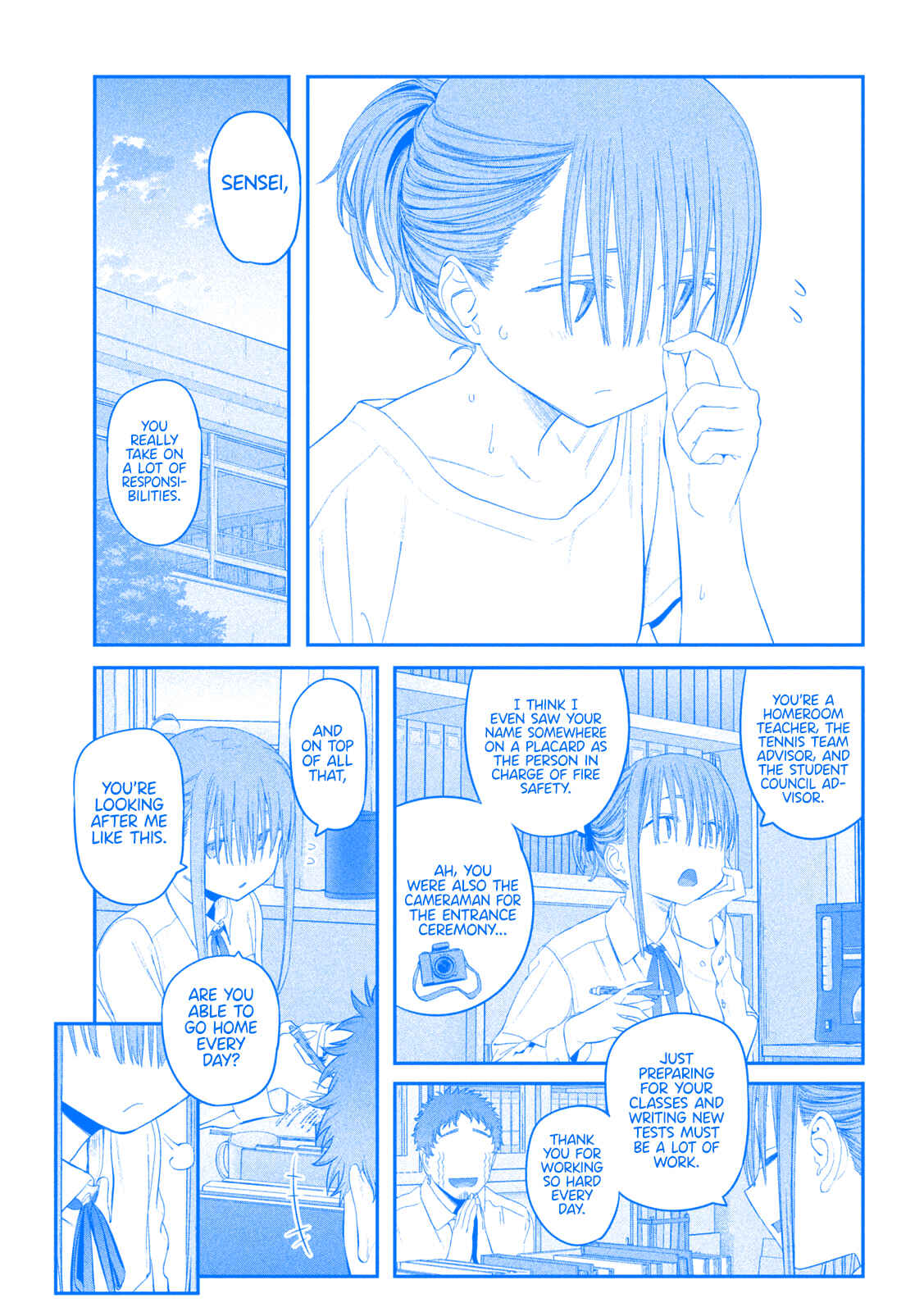 Getsuyoubi no Tawawa (Blue) (Fan Colored) Chapter 14 - Page 8