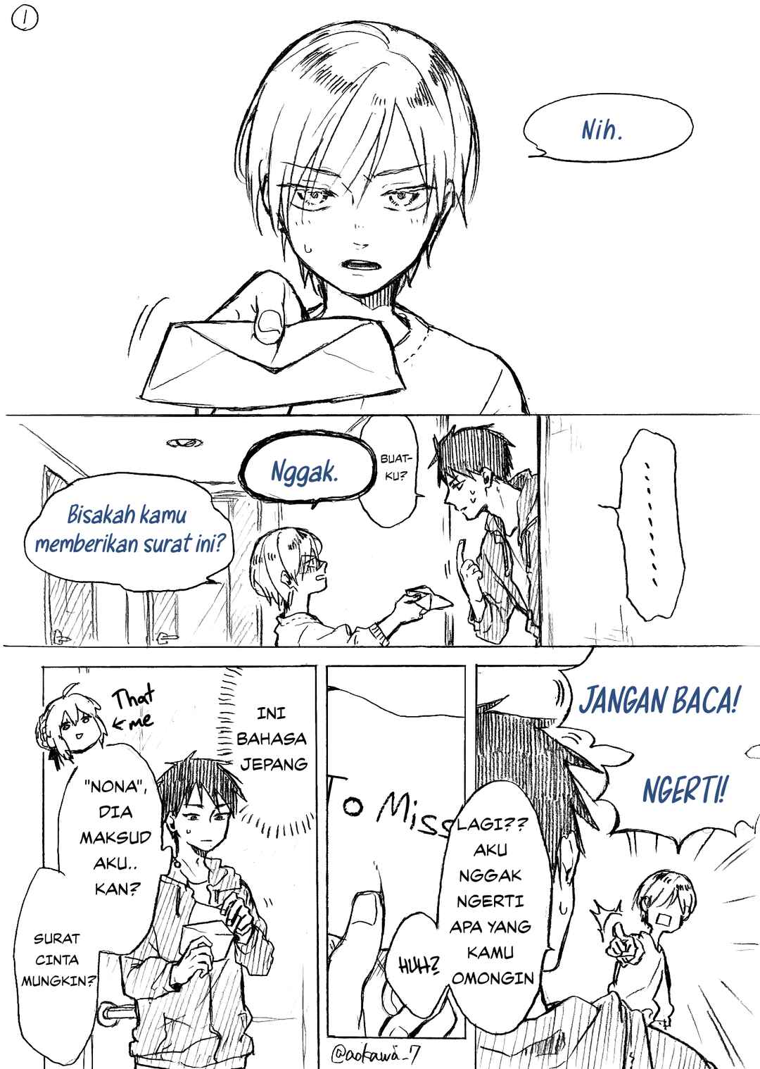 Josou Cosplayer ni Otouto ga Dekiru Manga Chapter 1.3 - Page 1