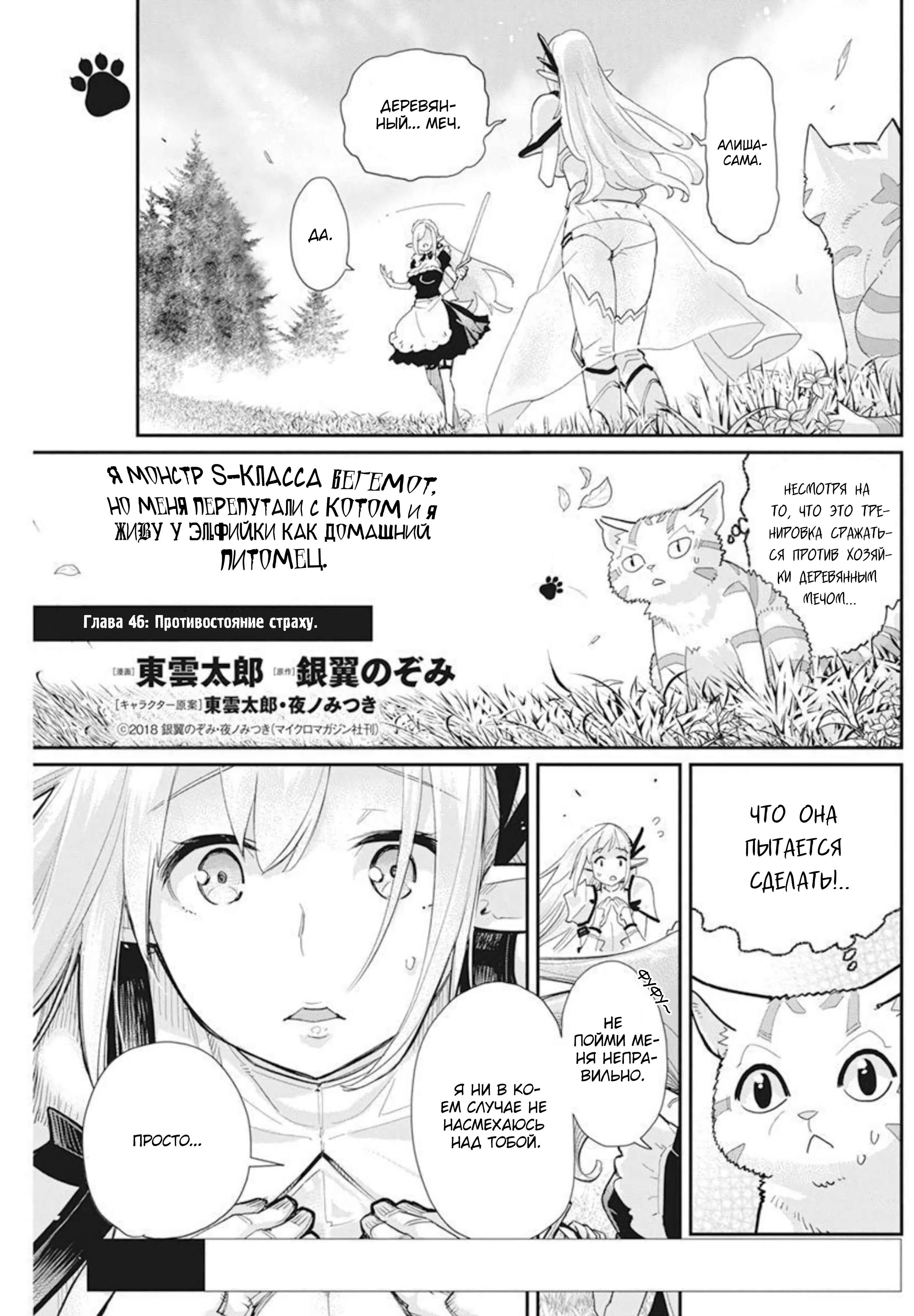 S-Rank Monster no "Behemoth" dakedo, Neko to Machigawarete Elf Musume no Pet to Shite Kurashitemasu Chapter 46 - Page 2