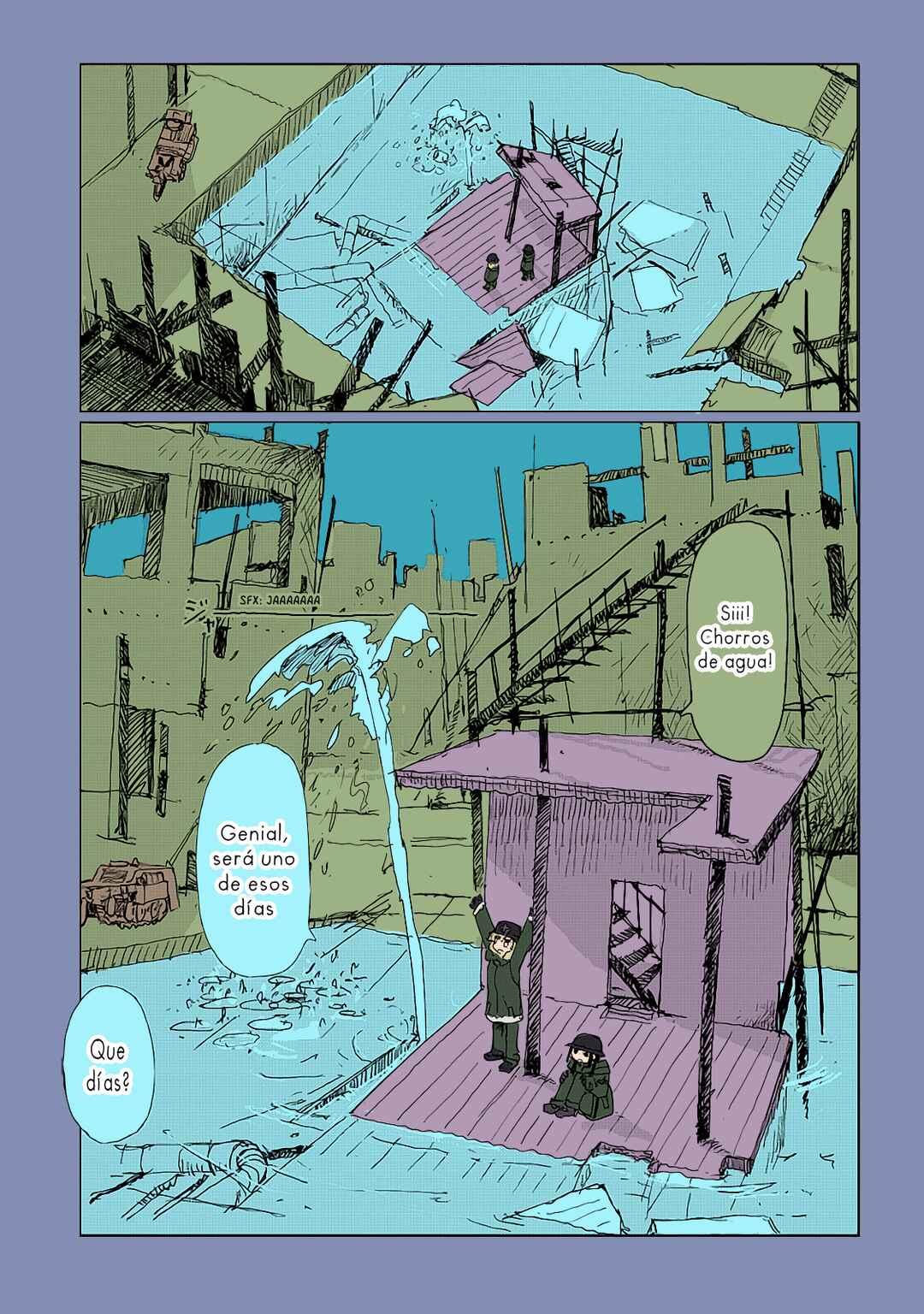 Shoujo Shuumatsu Ryokou (Fan Colored) Chapter 32 - Page 6