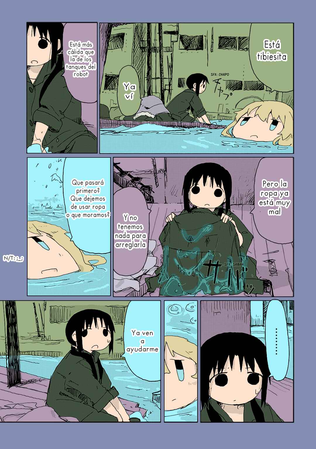 Shoujo Shuumatsu Ryokou (Fan Colored) Chapter 32 - Page 8
