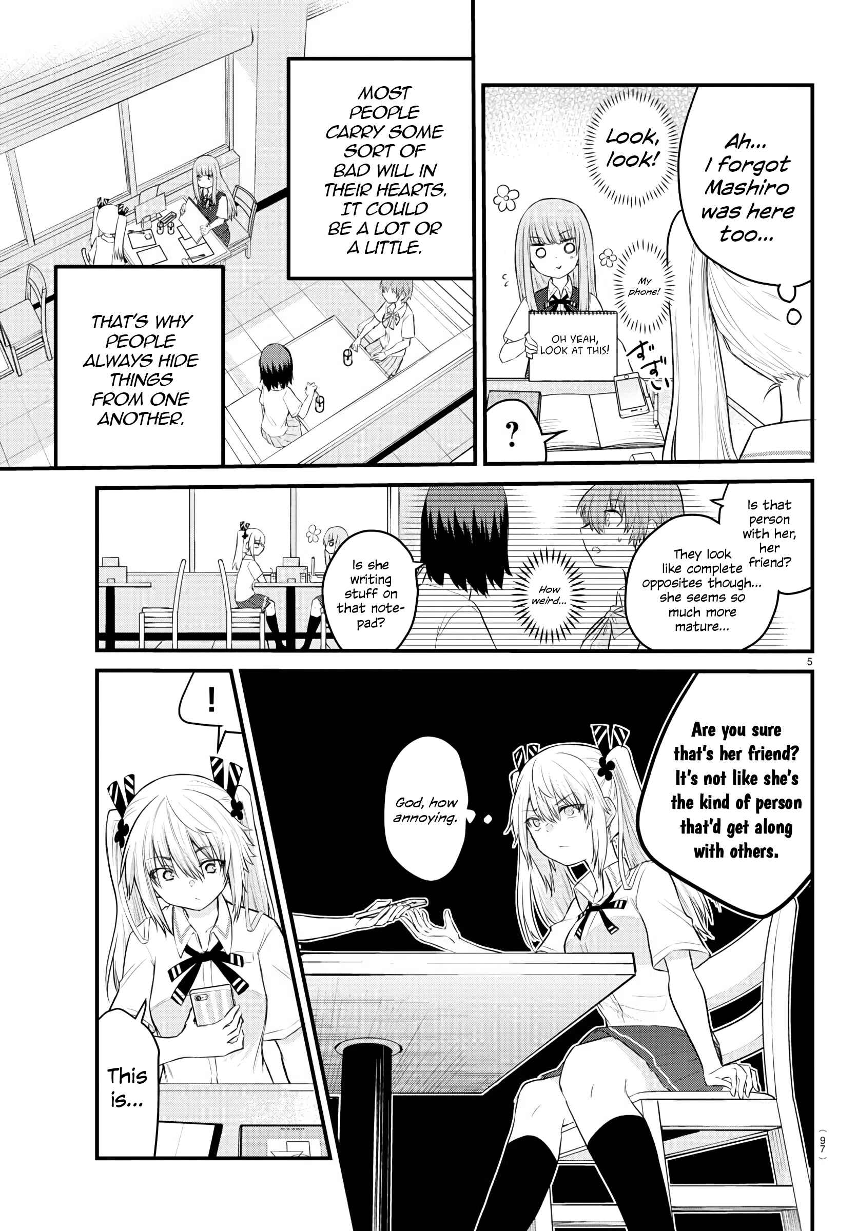 Koe ga dasenai Shoujo wa "Kanojo ga Yasashisugiru" to Omotte iru Chapter 16 - Page 5