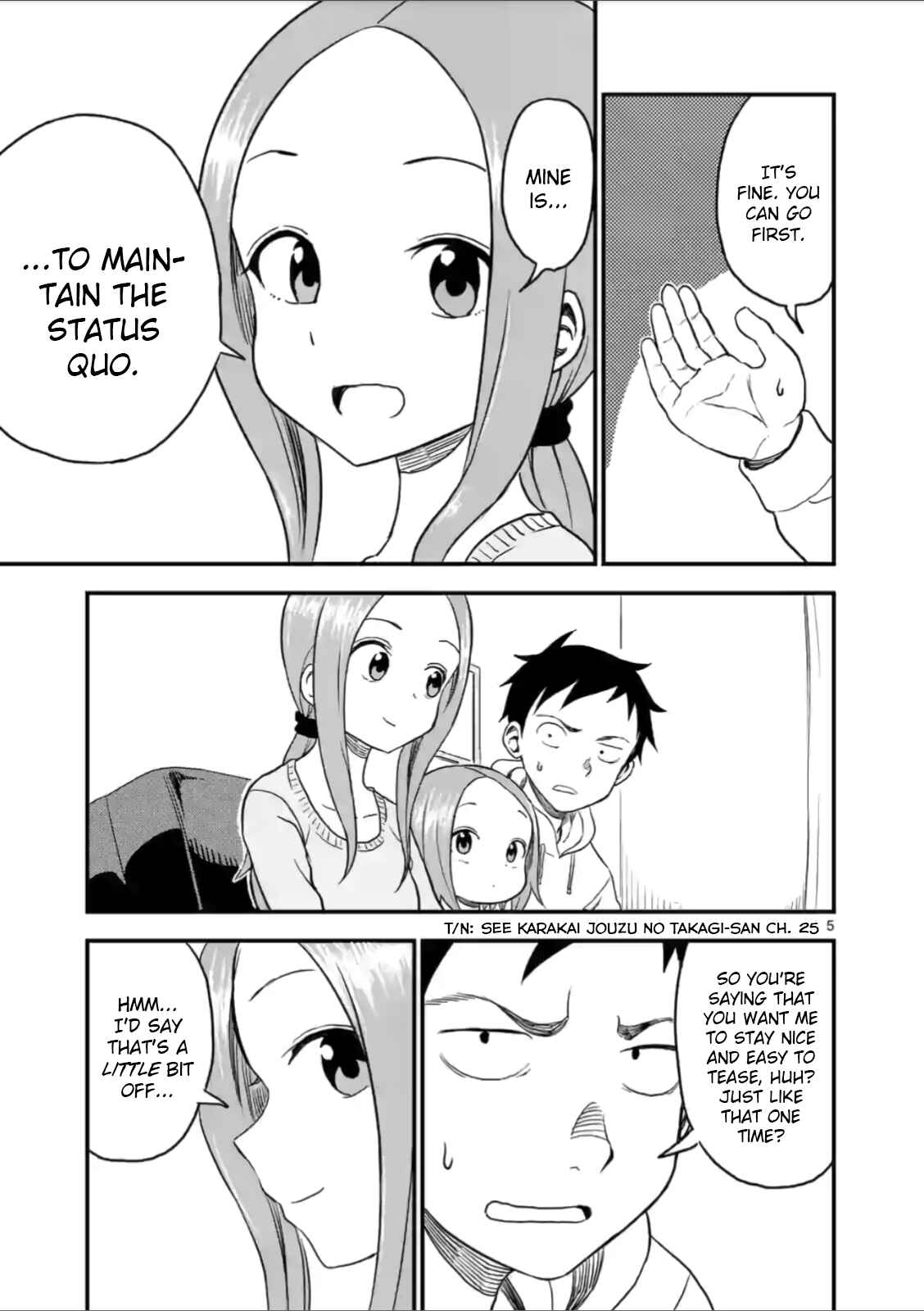 Karakai Jouzu no (Moto) Takagi-san Chapter 26 - Page 5