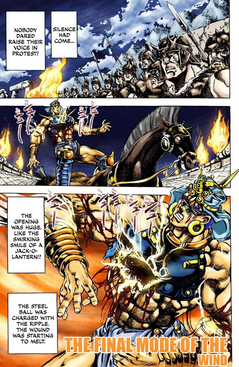 JoJo no Kimyou na Bouken: Part 2 - Sentou Chouryuu Color-ban Chapter 59 - Page 2
