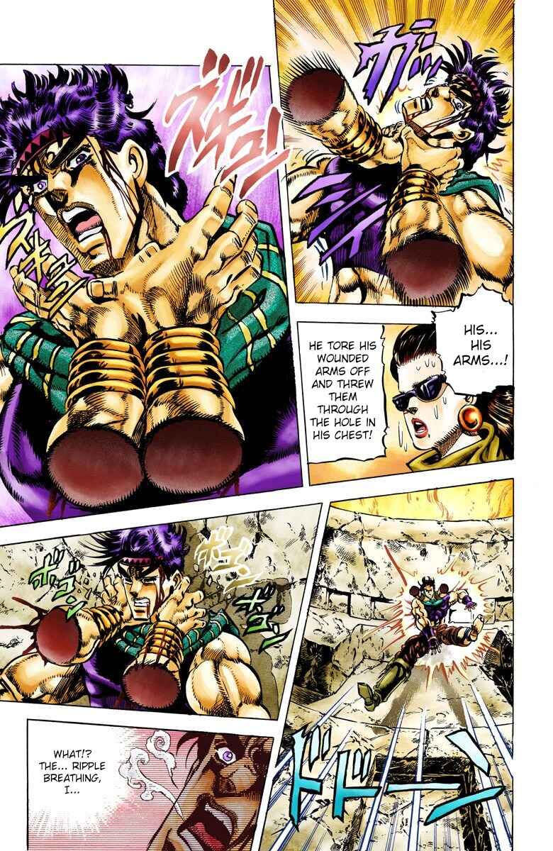 JoJo no Kimyou na Bouken: Part 2 - Sentou Chouryuu Color-ban Chapter 59 - Page 7