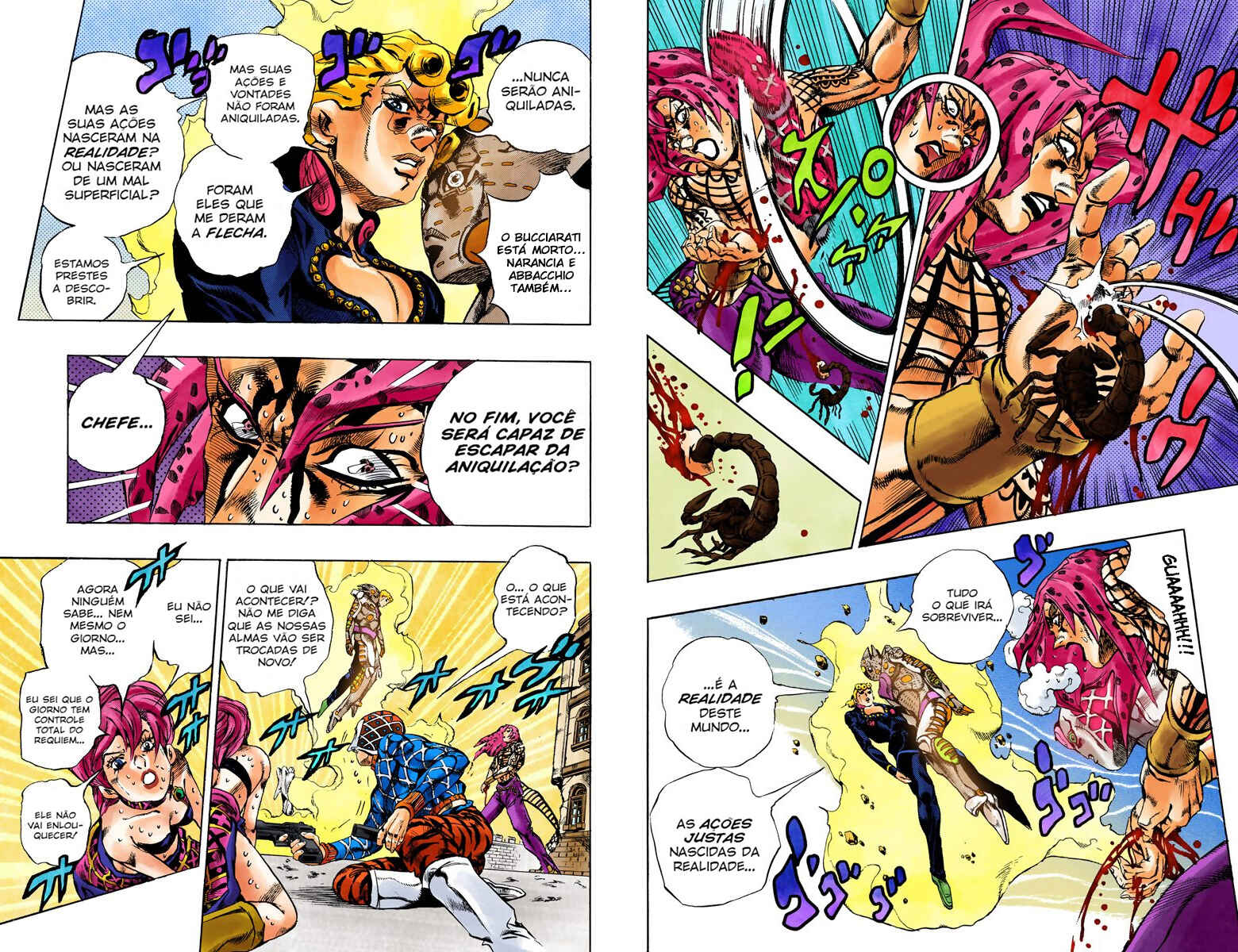 JoJo no Kimyou na Bouken: Part 5 - Ougon no Kaze Color-ban Chapter 147 - Page 7