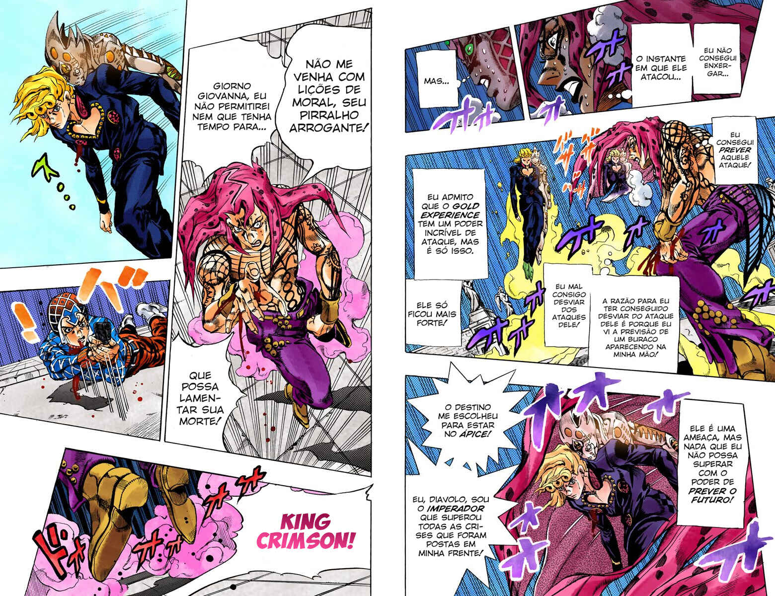 JoJo no Kimyou na Bouken: Part 5 - Ougon no Kaze Color-ban Chapter 147 - Page 8