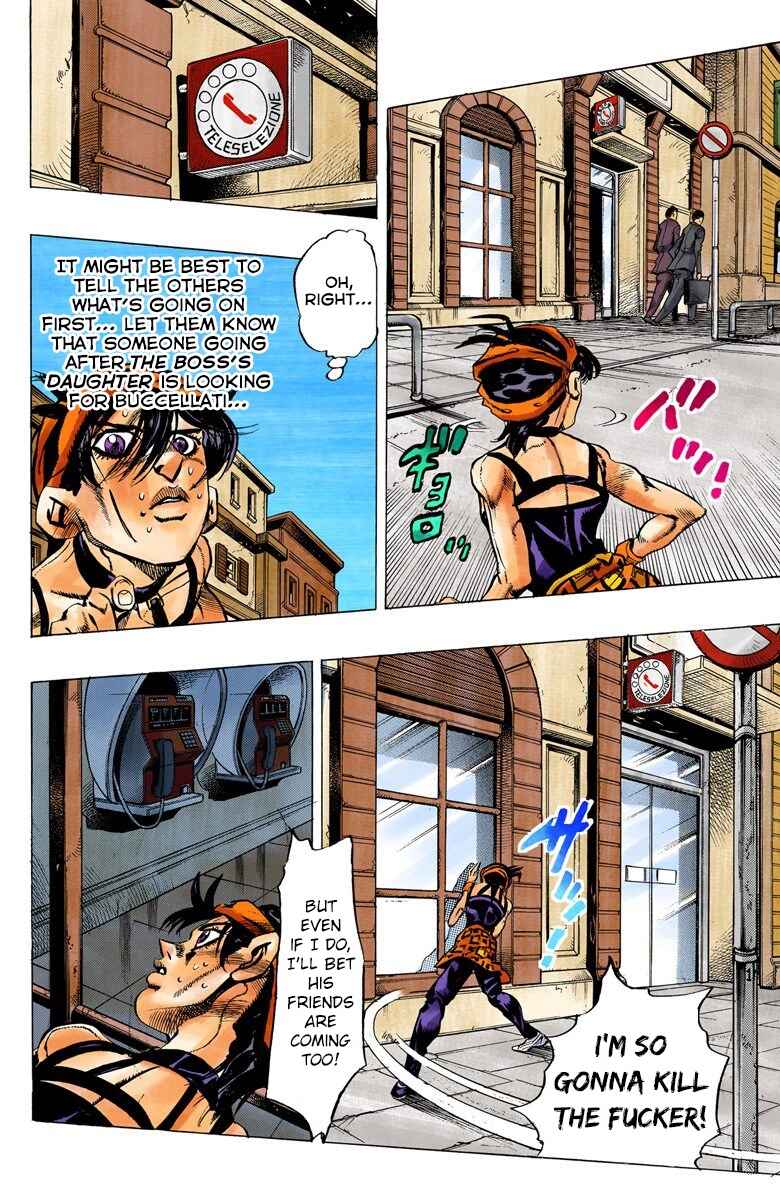 JoJo no Kimyou na Bouken: Part 5 - Ougon no Kaze Color-ban Chapter 33 - Page 13