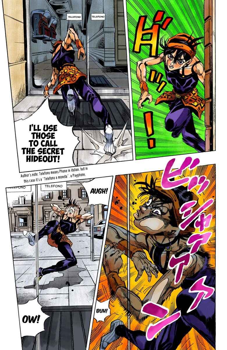 JoJo no Kimyou na Bouken: Part 5 - Ougon no Kaze Color-ban Chapter 33 - Page 14