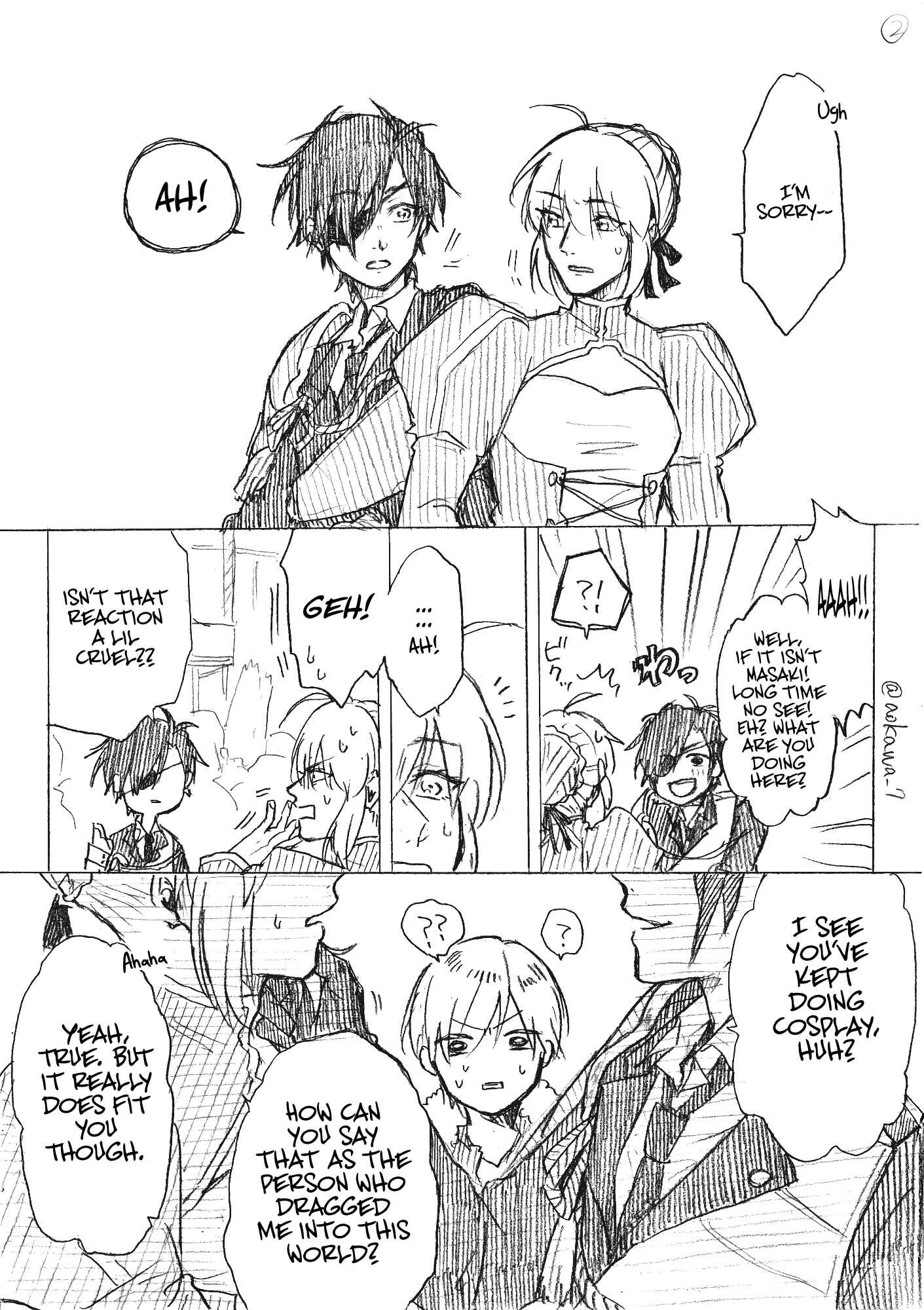 Josou Cosplayer ni Otouto ga Dekiru Manga Chapter 2.1 - Page 3